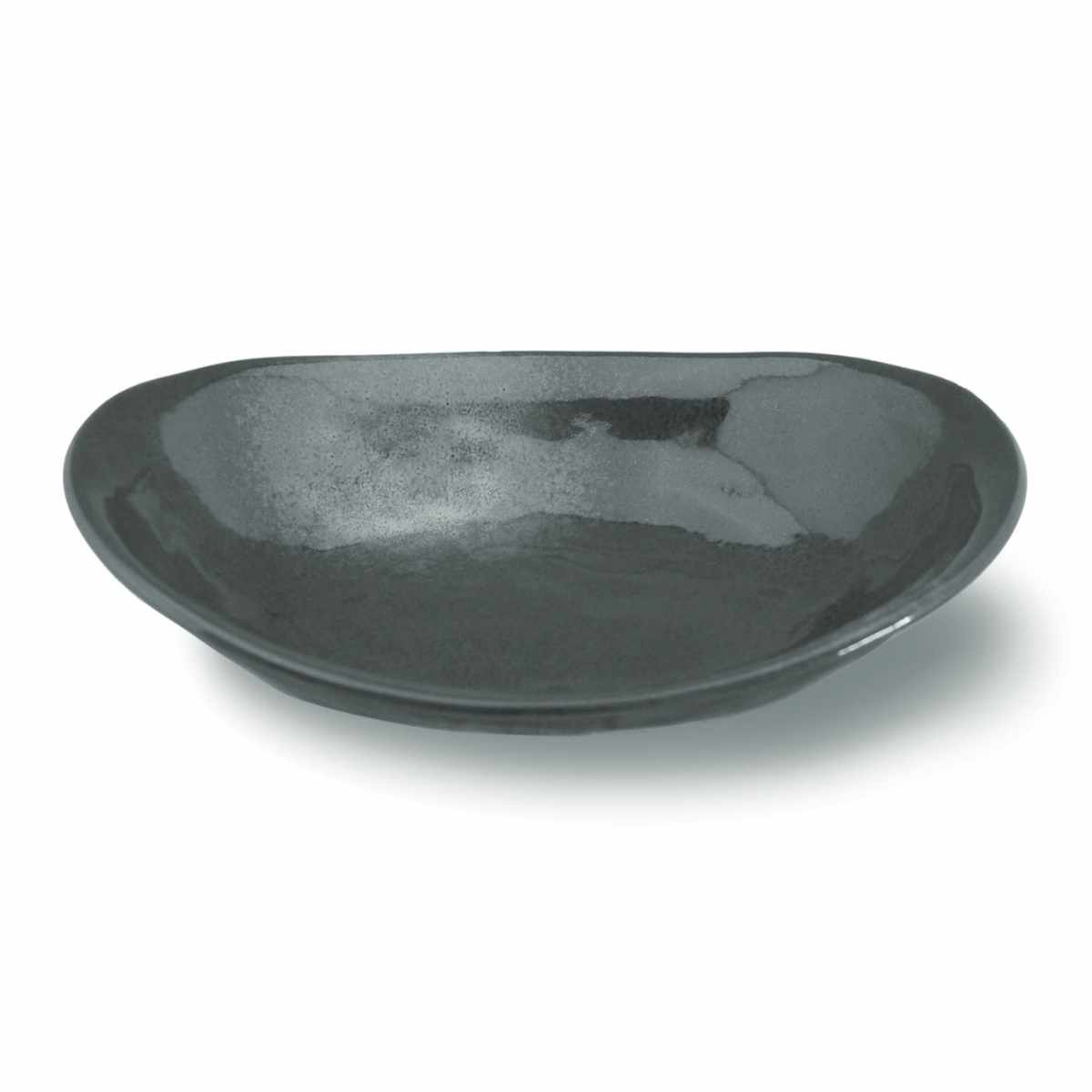 カレー皿 24cm オーバル 窯変 磁器 （ 食洗機対応 電子レンジ対応