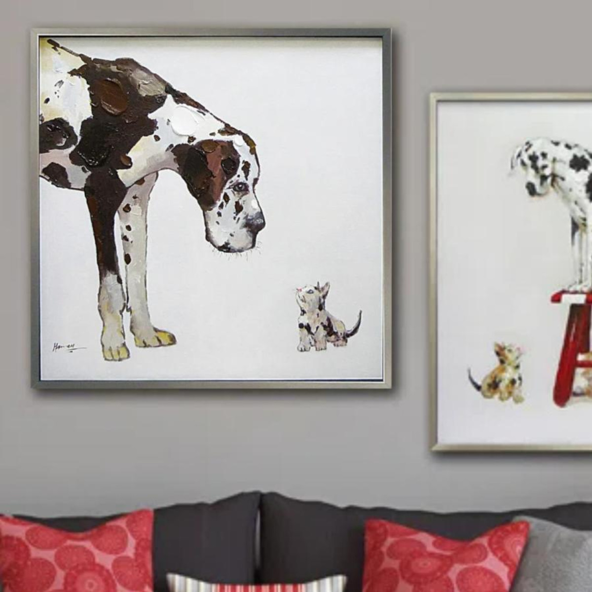油絵 絵画 犬」の人気商品一覧・価格比較 - 価格.com
