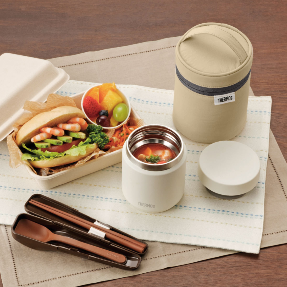ササーモス 真空断熱スープジャー 300ml (6個) THERMOS（サーモス） スープジャー 300ml 真空断熱スープジャー