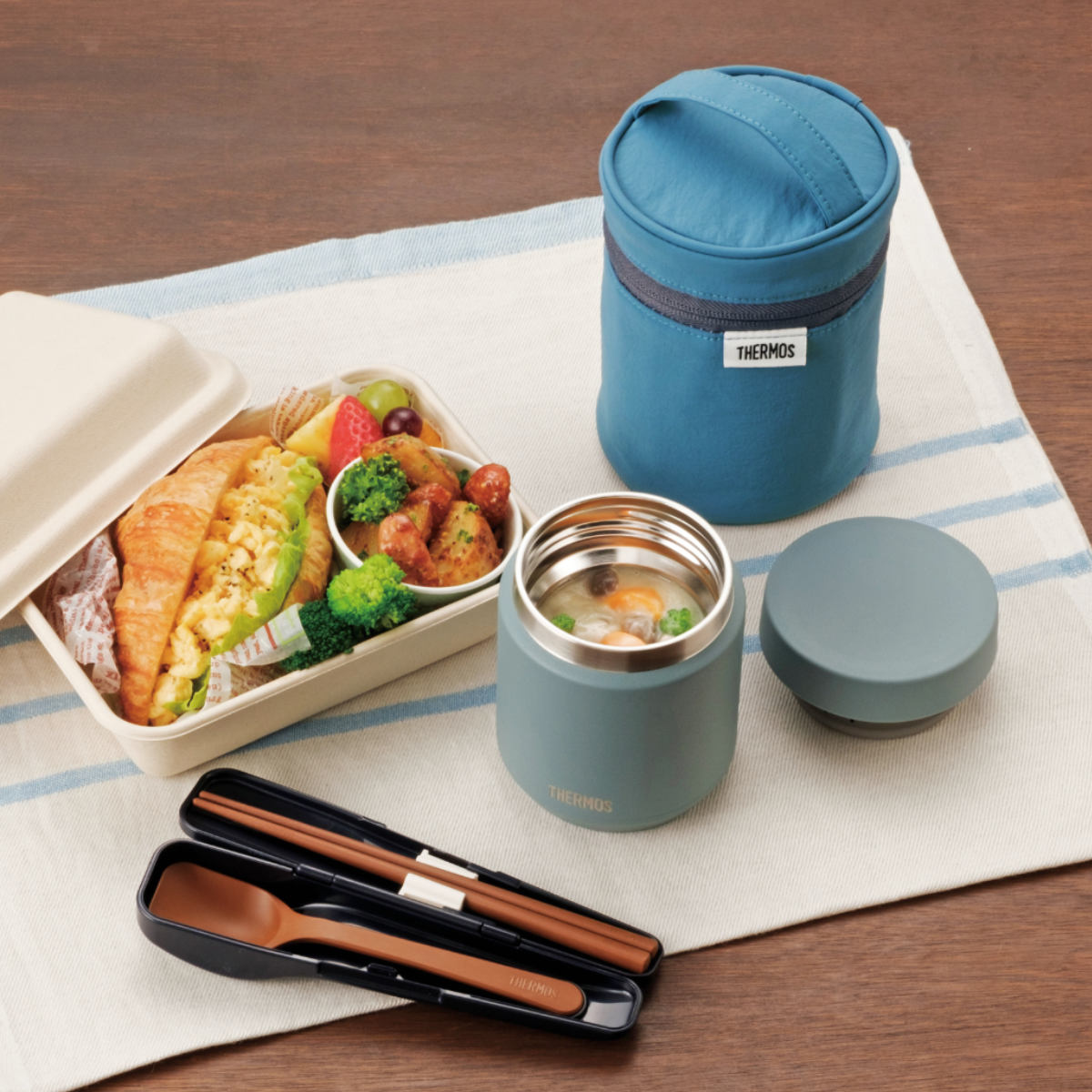 ササーモス 真空断熱スープジャー 300ml (6個) THERMOS（サーモス） スープジャー 300ml 真空断熱スープジャー