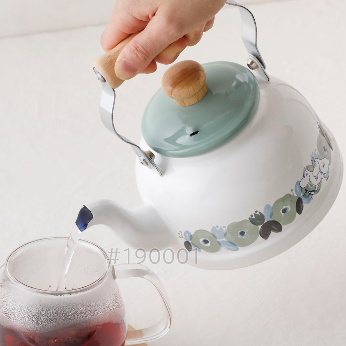 Honey Ware ケトル 1.6L IH対応 ムーミンフラワーガーデン 富士