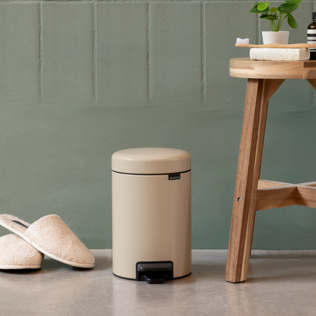 brabantia ゴミ箱 5L ペダル式 ペダルビン （ ごみ箱 ブラバンシア 5リットル ペダル ふた付き 小さい 防臭 コンパクト 丸型 リビング キッチン ）_15