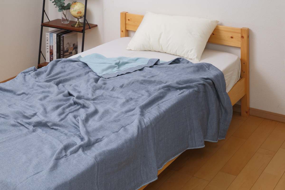 ガーゼケット 5重 今治 シングル リバーシブル 日本製 綿100％ （ ガーゼ ブランケット 掛け布団 オールシーズン 肌掛け 肌布団 夏布団 ひざ掛け ） | ブランド登録なし | 08