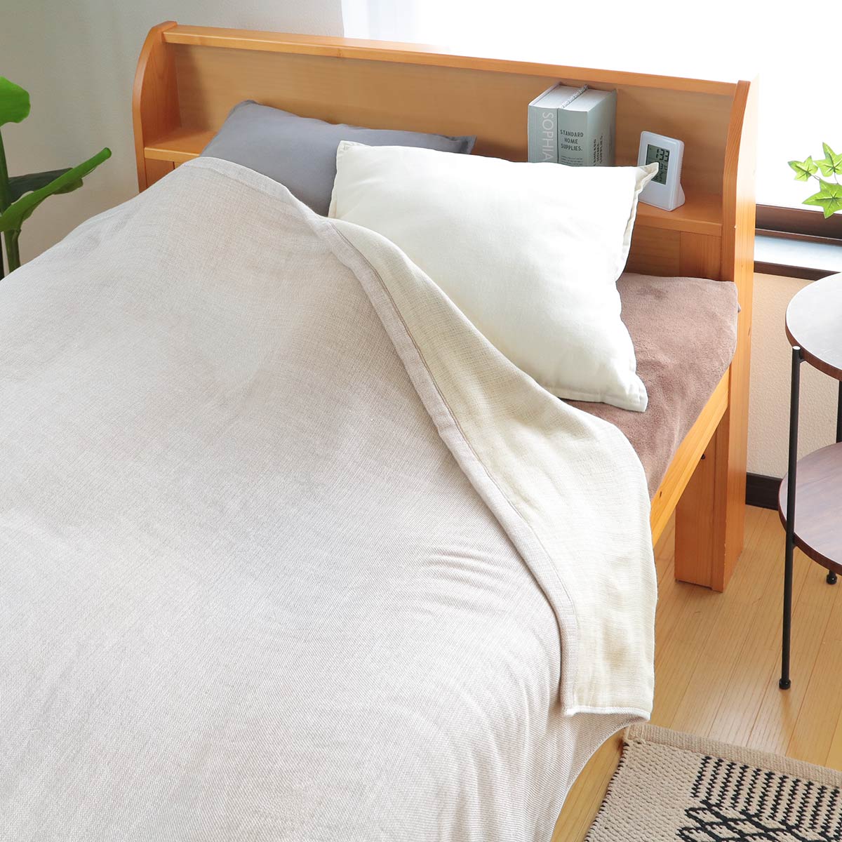 ガーゼケット 5重 今治 シングル リバーシブル 日本製 綿100％ （ ガーゼ ブランケット 掛け布団 オールシーズン 肌掛け 肌布団 夏布団 ひざ掛け ） | ブランド登録なし | 09