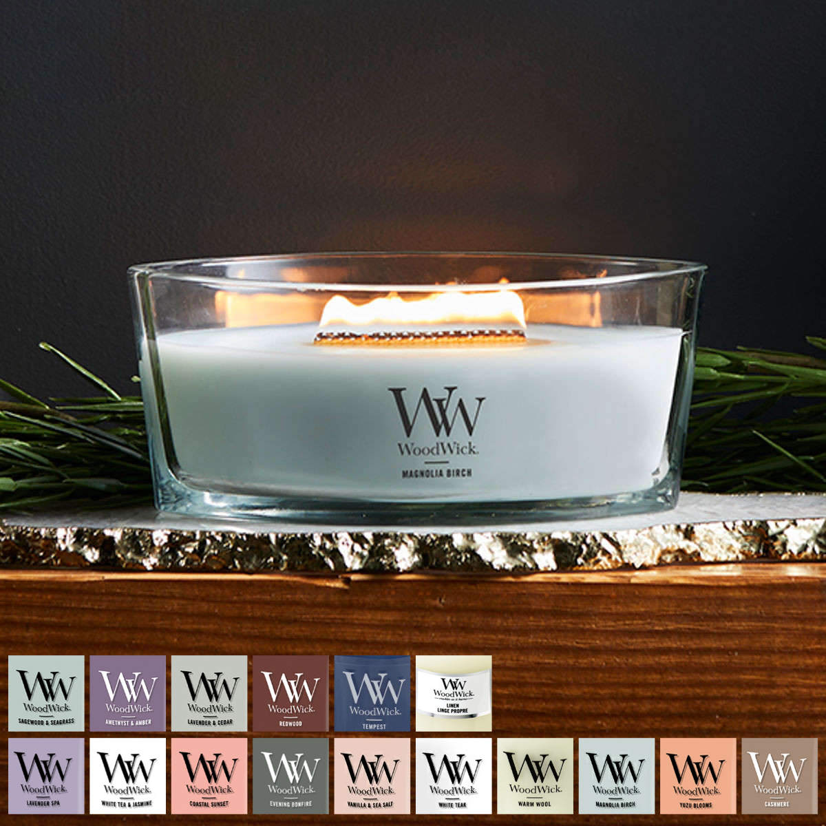 WoodWick（ウッドウィック） アロマキャンドル ハースウィック