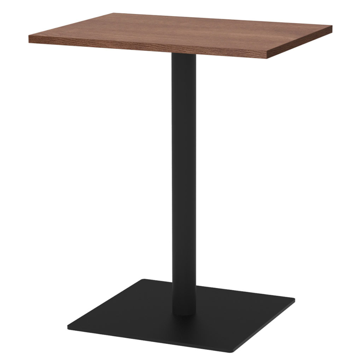 カフェテーブル 角形 幅60×奥行45×高さ72cm リスタ （ 法人限定 オフィス カフェ ラウンジ テーブル コンパクト 木目調 ）_12