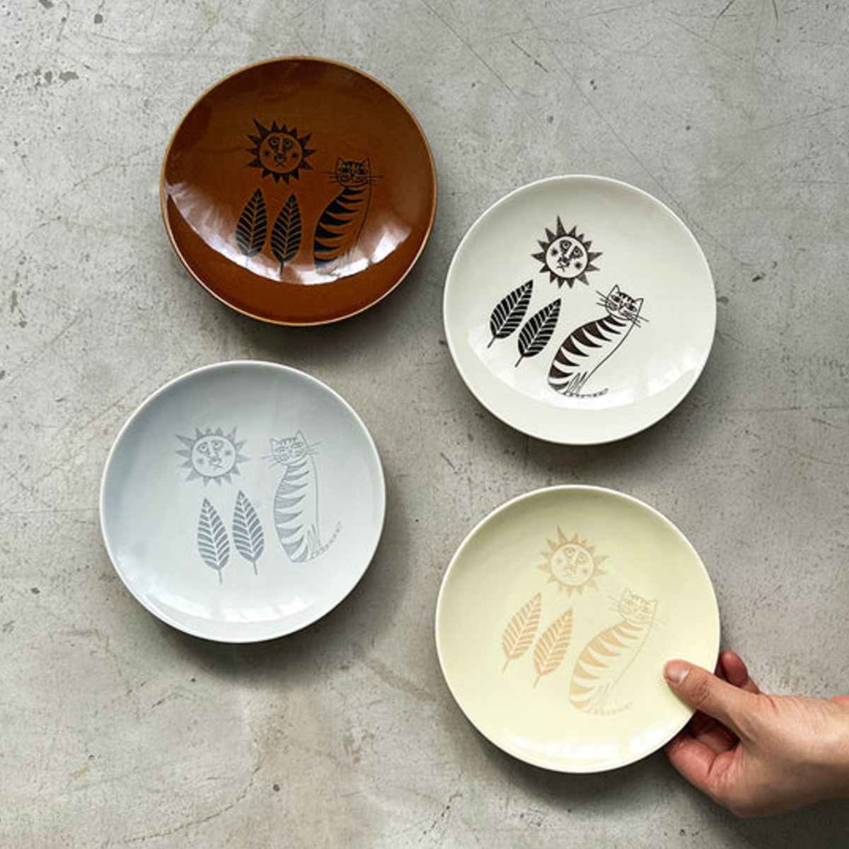 HEMING'S（ヘミングス） プレート 15cm オールドカッパー 陶磁器 美濃