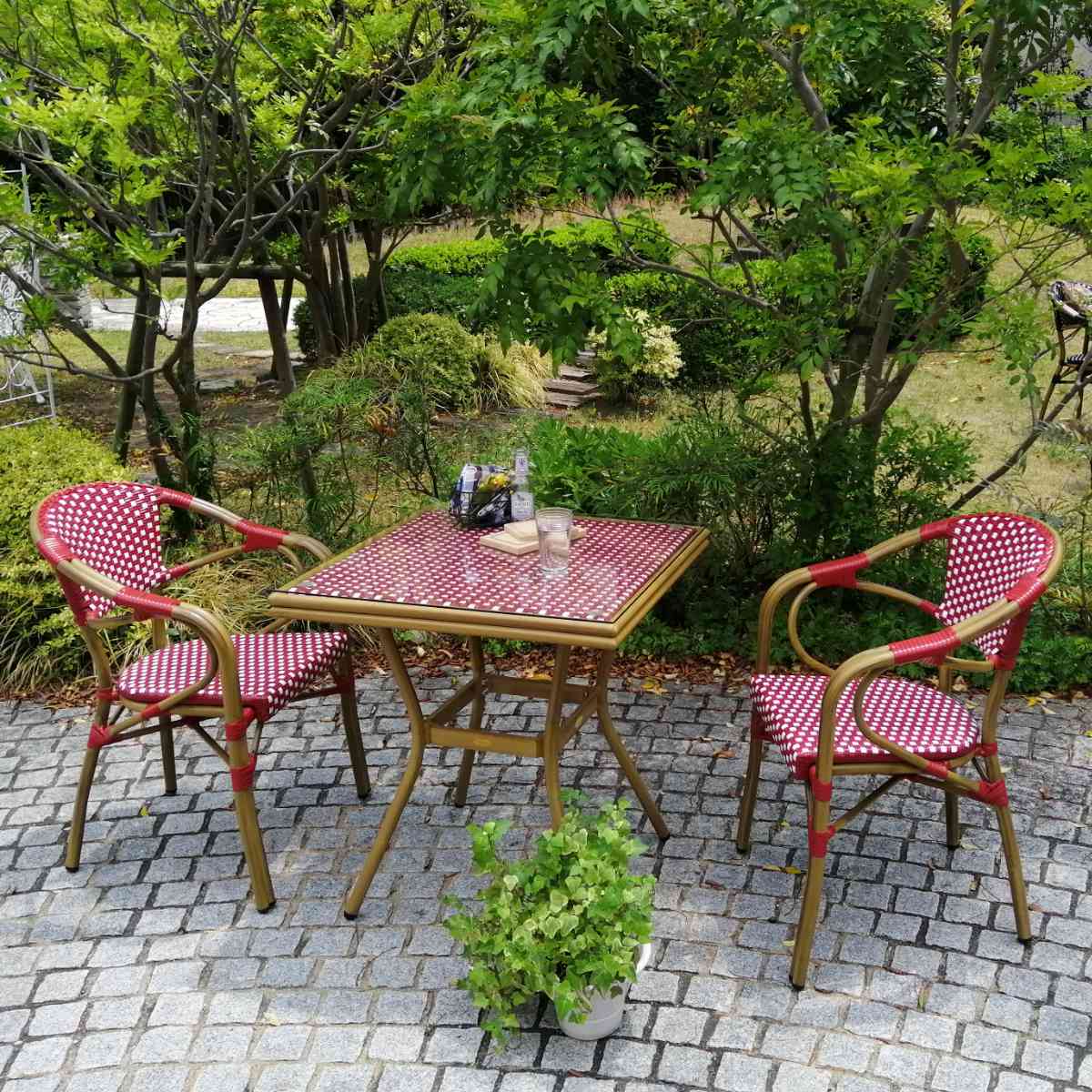 月末までに引き取りの方お値下げします！ガーデンチェア　2脚セット チェア プレジール 2脚セット （ ガーデンチェア ガーデン 庭 椅子