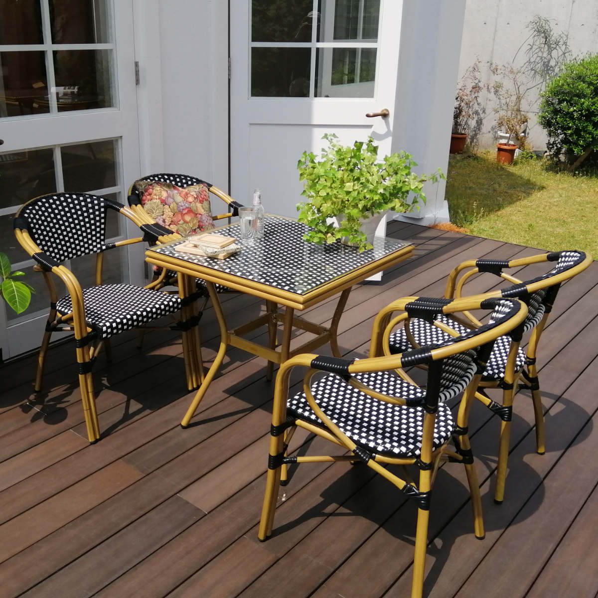 チェア プレジール 2脚セット （ ガーデンチェア ガーデン 庭 椅子