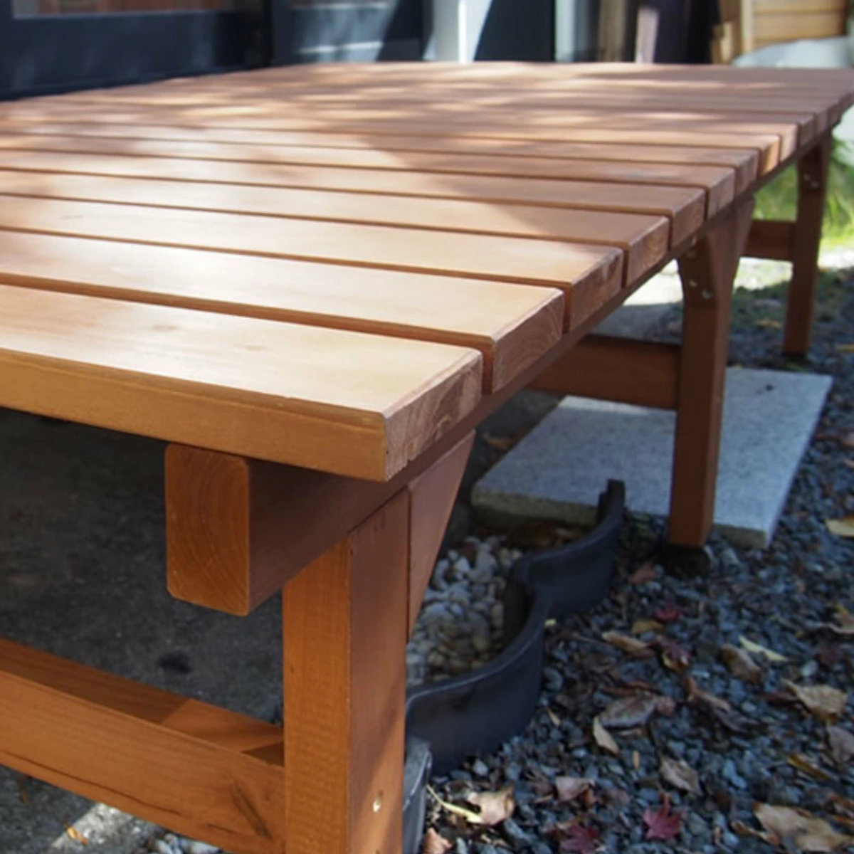 ユニット縁台ベンチ hiyori 幅154.5 奥行55 （ ガーデンデッキ ベンチ