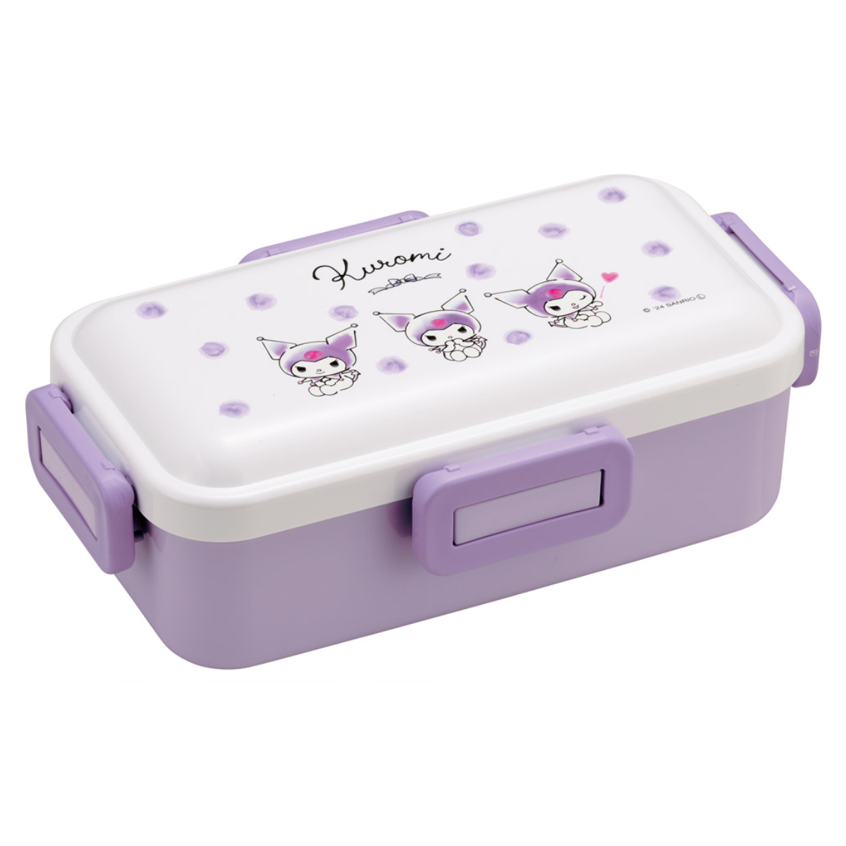 スケーター 弁当箱 1段 530ml ふわっと弁当箱 クロミ 水彩コスメ