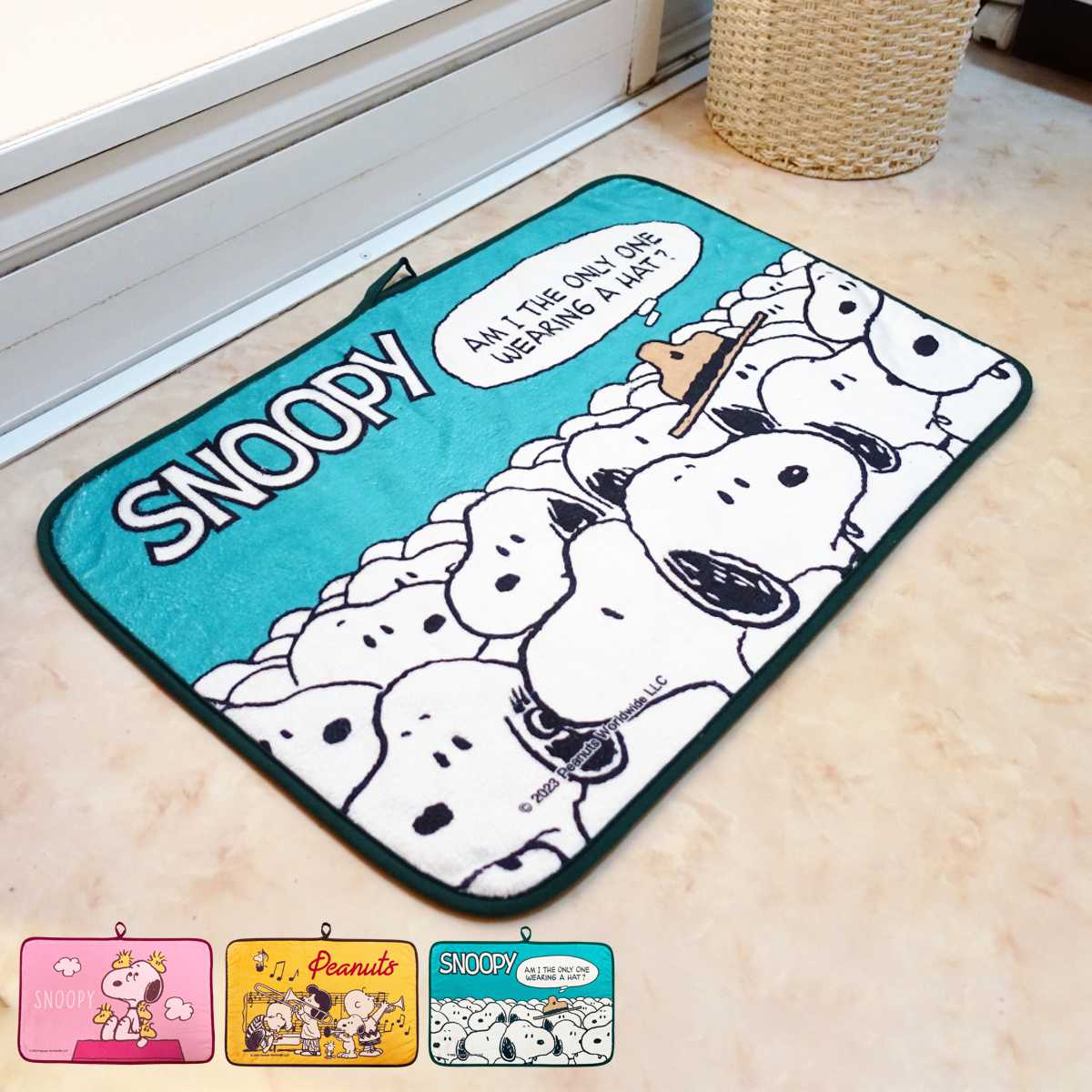 マルチマット スヌーピー 洗面マット 38×58cm （ SNOOPY バスマット お