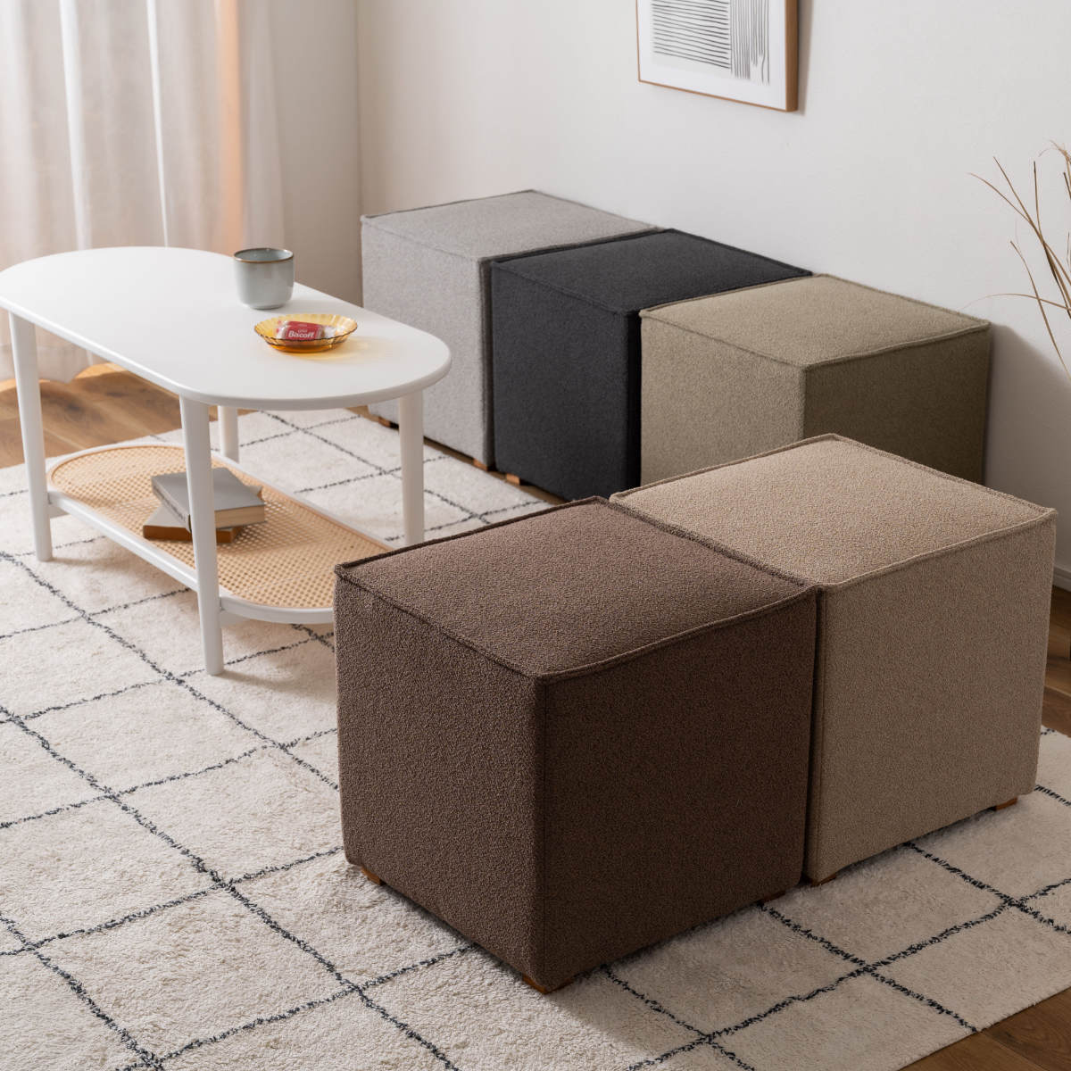 HEALTH WW/OR NSF スツール(リラックスワイド2 傷・汚れに強いファブリック ファブリックスツール スツール