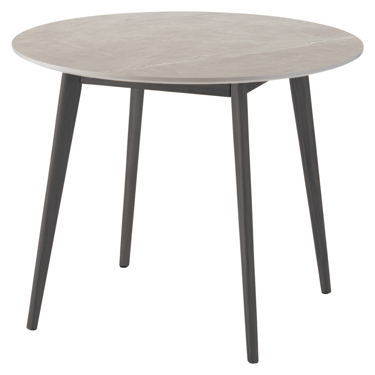 大理石天板の円形テーブル ノル / Knoll チューリップテーブル エーロ・サーリネン 大理石天板