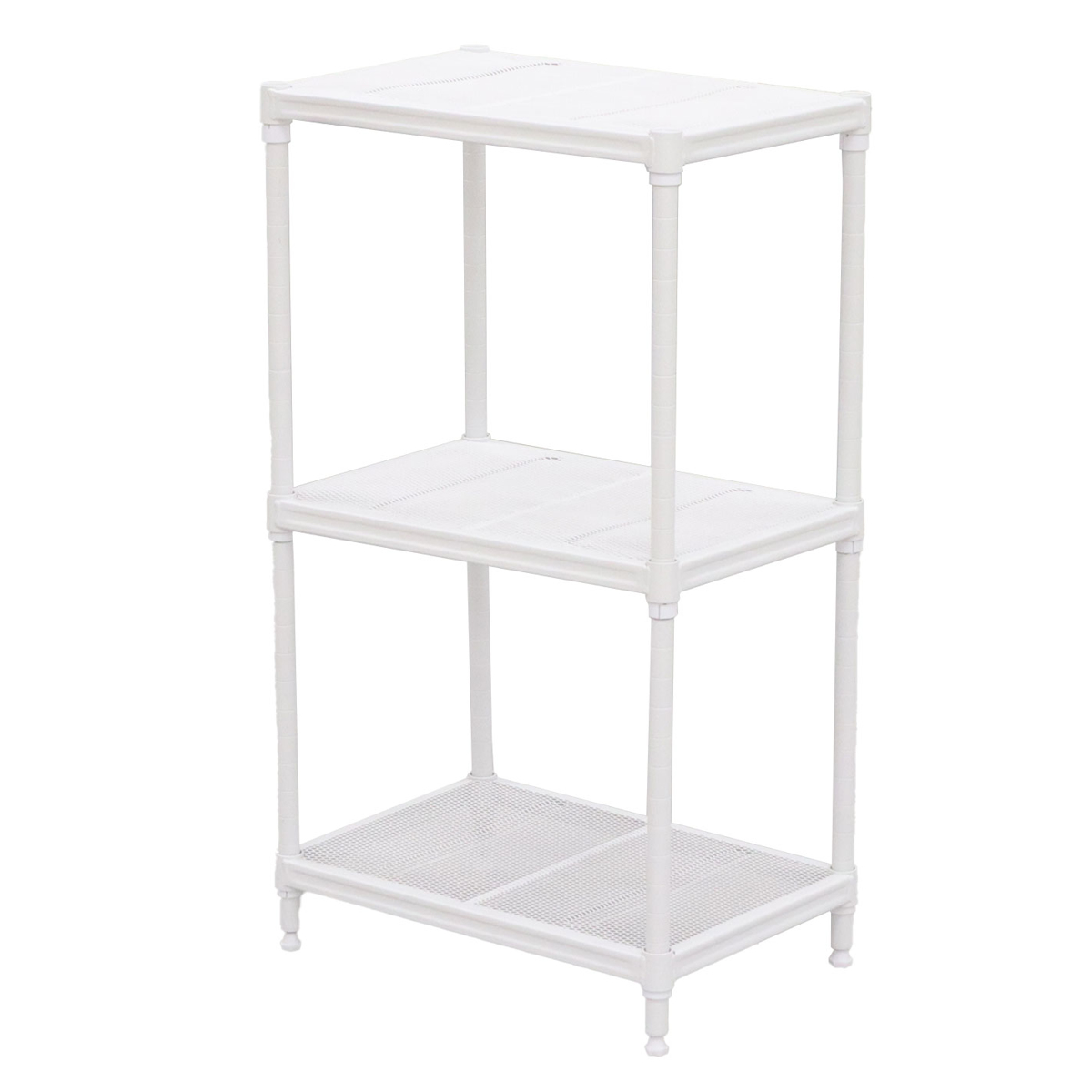 エイ・アイ・エス スチールラック 幅44cm 3段 メッシュ 粉体塗装