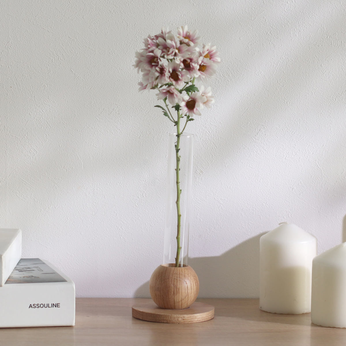 花瓶 BAUM バオム 直径8×高さ18cm フラワーベース M （ 花びん 花器