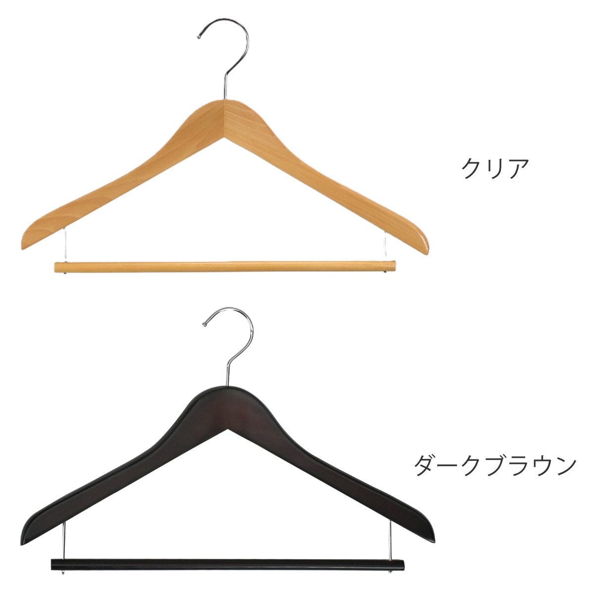 ハンガー 木製ハンガー 5本組 ( スーツハン...の詳細画像2