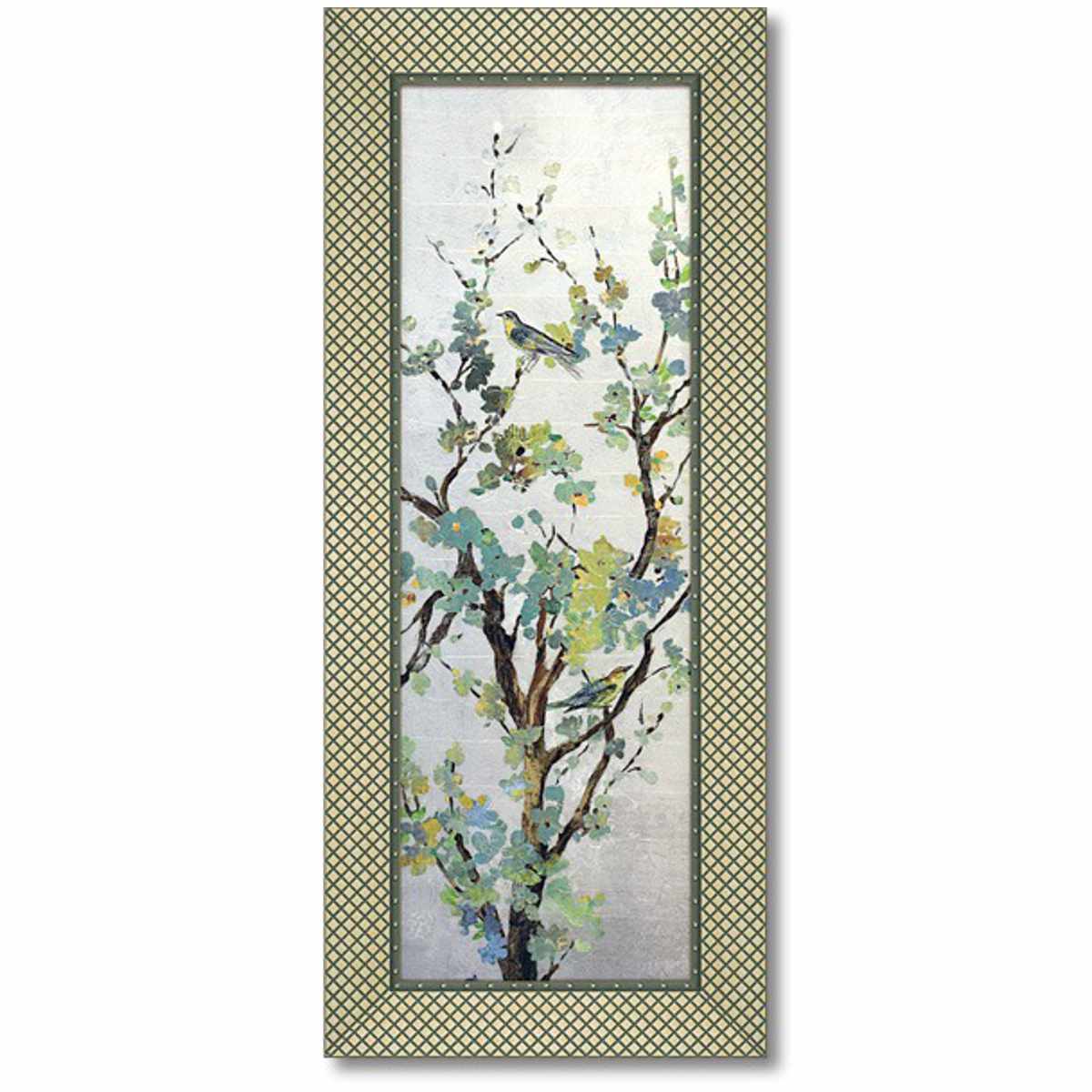 アートパネル エイジア イェンセン 『サーガ ブランチ』 44.5×105.5cm （ 絵画 絵 アート インテリア 額 額入り 壁掛け おしゃれ ゲル加工 花 縦長 ）_6
