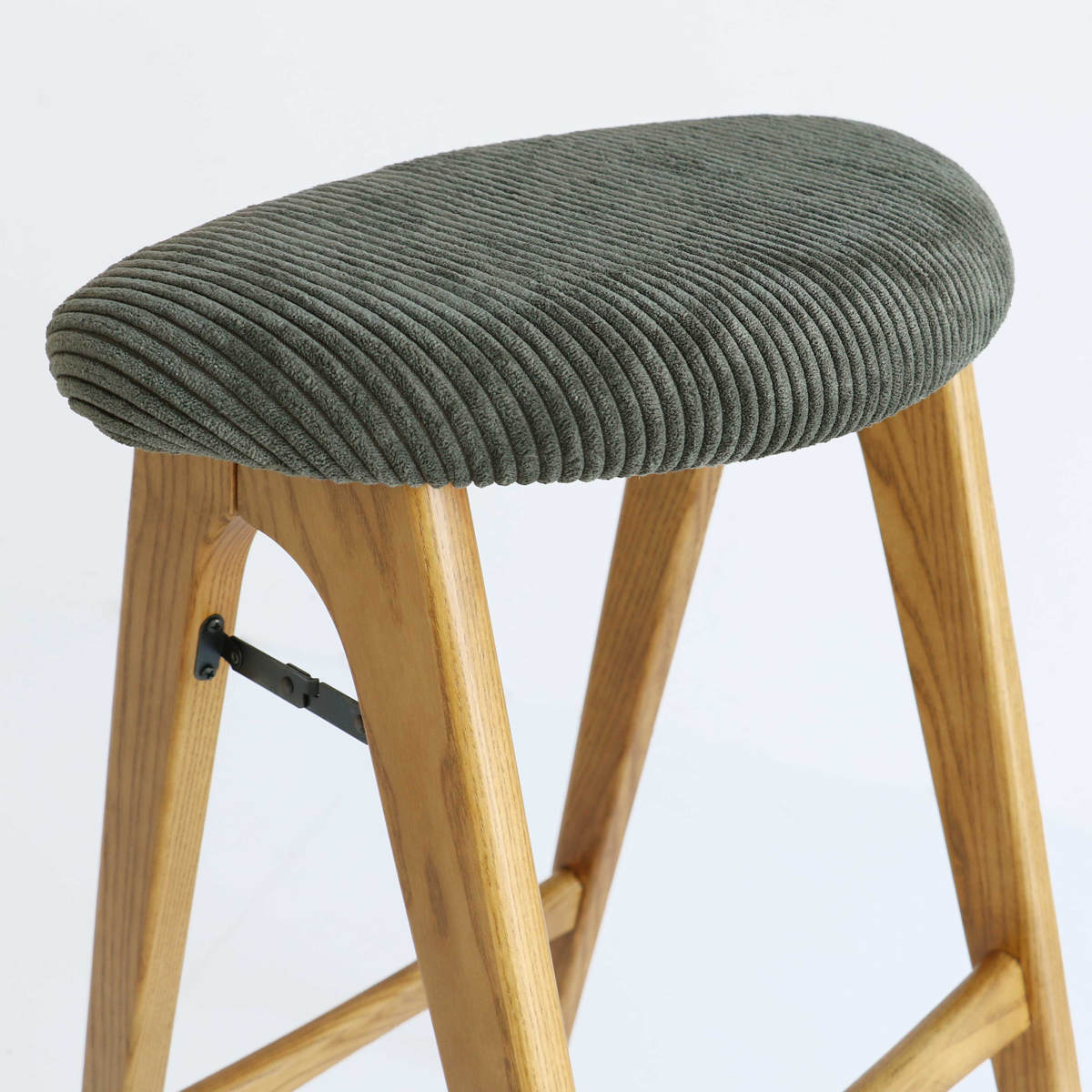 ICHIBA（市場） 特典付き スツール 折りたたみ 高さ60.5cm 天然木