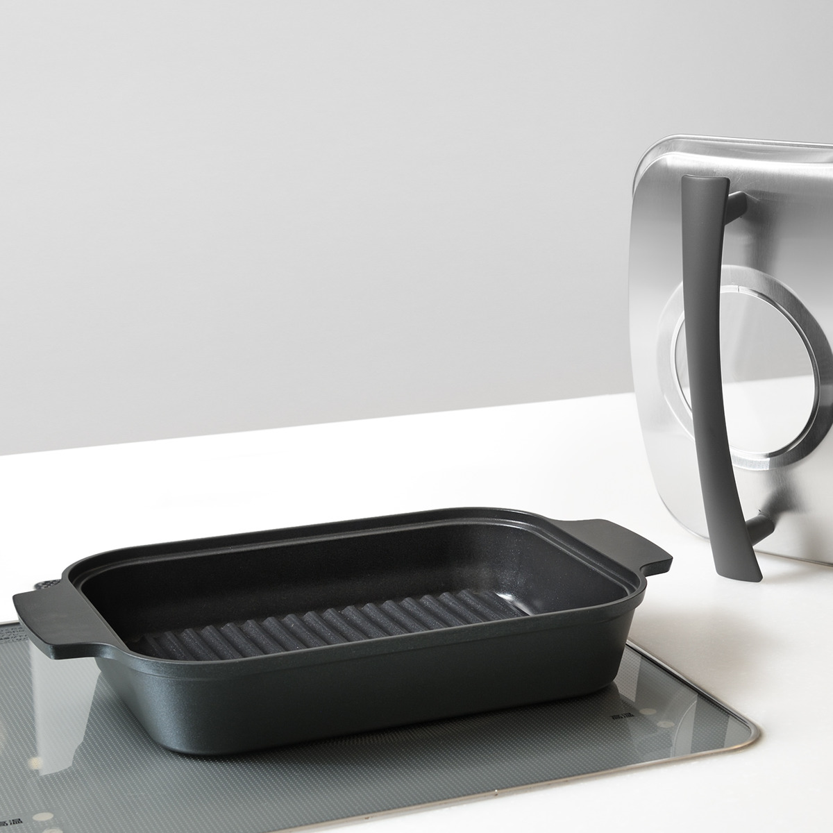 レイエ Leye グリルパン IH対応 蓋付き 日本製 スチームグリル