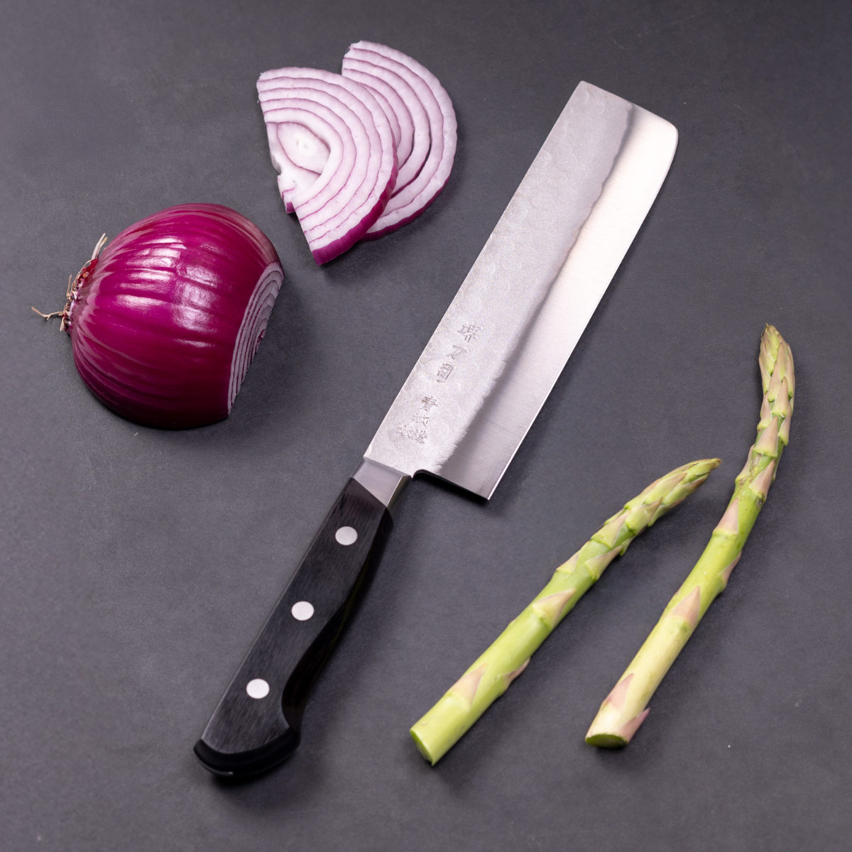 菜切包丁 16cm 青鋼鍛造本割込 堺刀司 日本製 （ 包丁 菜切り包丁 野菜
