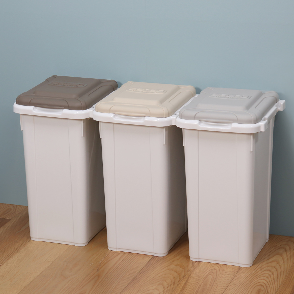 サンコープラスチック ゴミ箱 27L 連結 屋外 屋内 （ ごみ箱 27