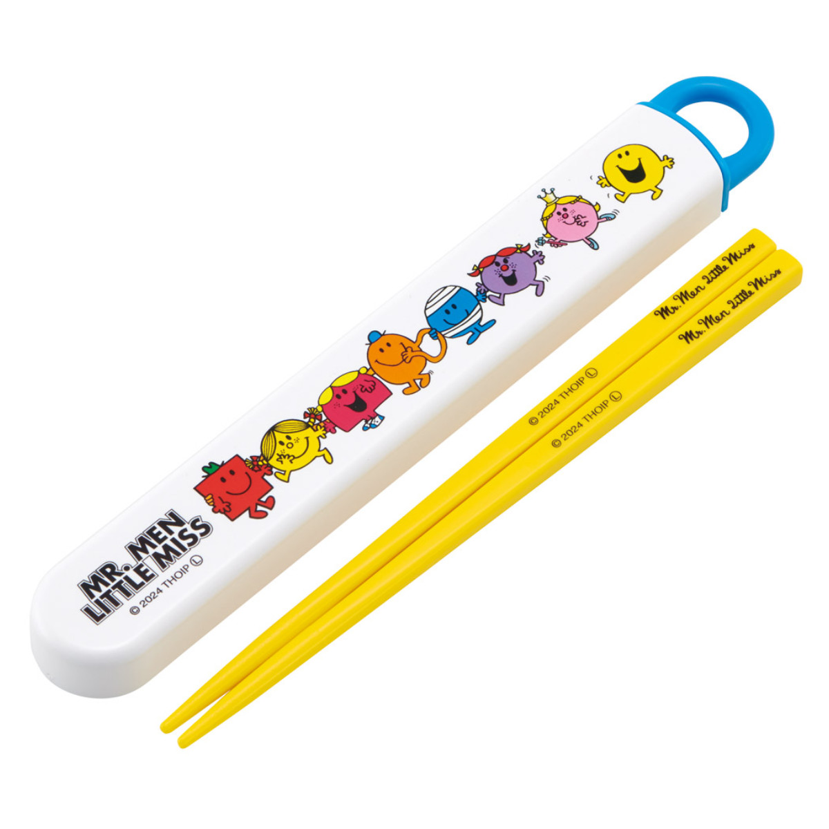 箸箱　7セット スケーター 箸箱セット 抗菌食洗機対応箸箱セット Mr.Men （ 箸 16.5cm