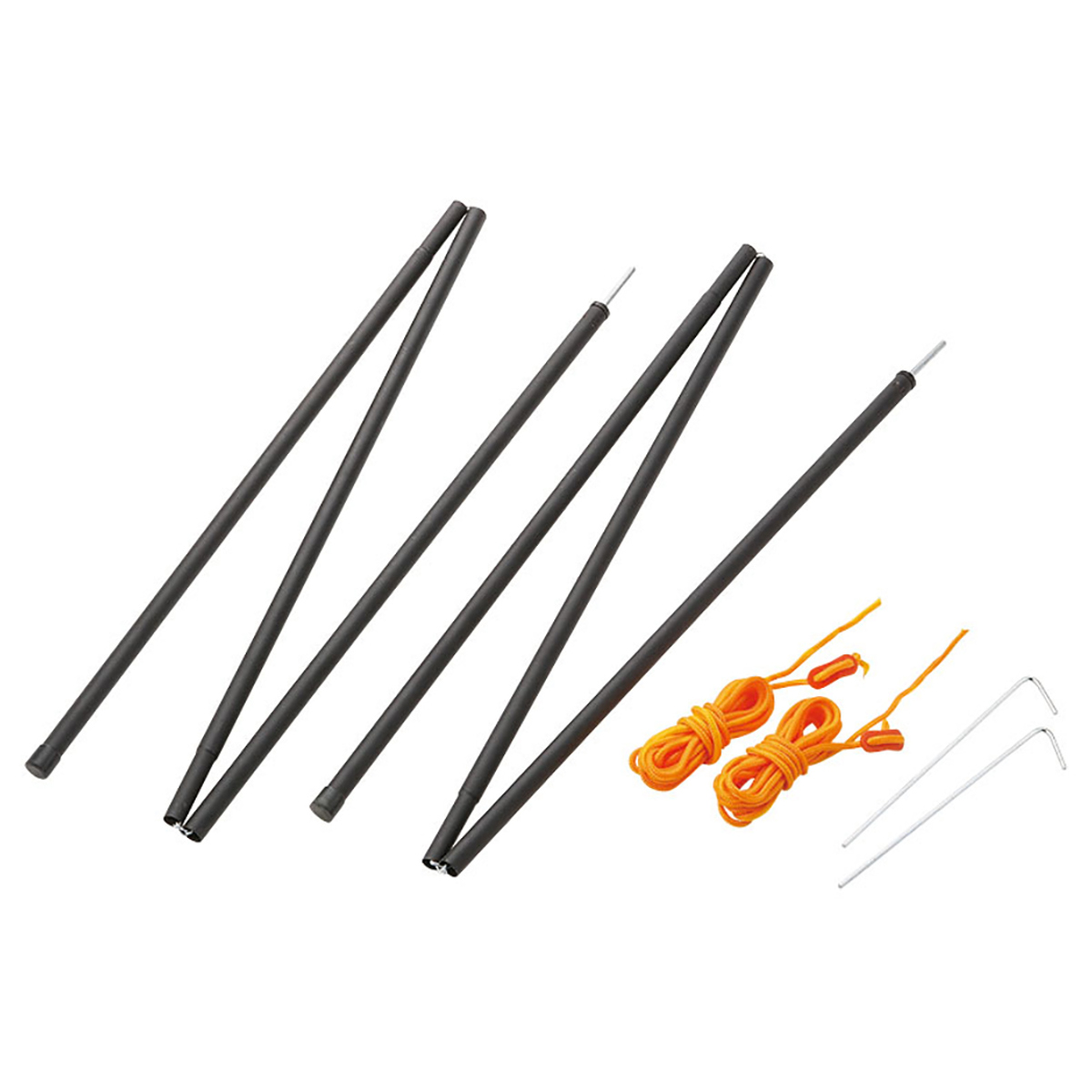 �X�`�[���|�[��180BK 2�{�Z�b�g ���[�v�E�y�O�t �L���v�e���X�^�b�O �i CAPTAIN STAG �e���g �^�[�v���i �X�`�[���|�[�� 2�{ �j