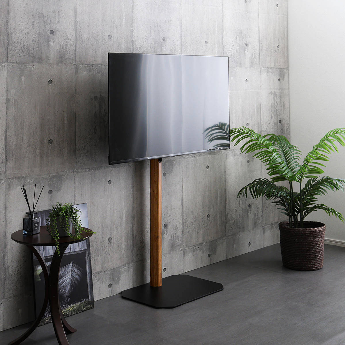 ホームテイスト（HOME taste） TVスタンド ハイタイプ 八角支柱 32-65