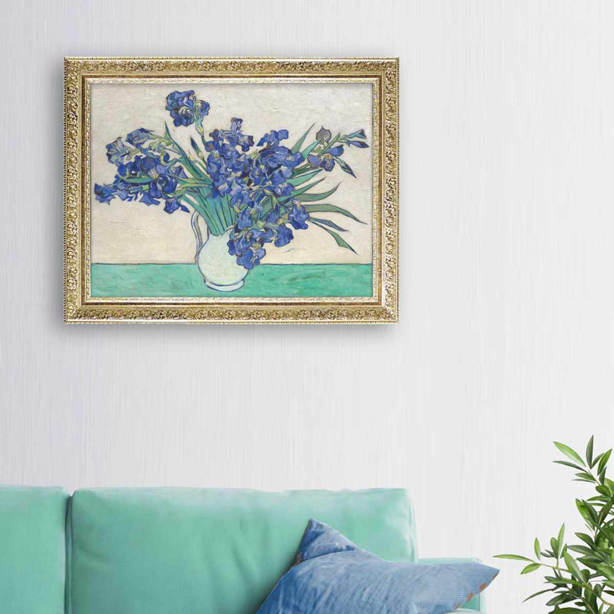 アートパネル ミュージアムアートシリーズ ゴッホ 『アイリスの花瓶