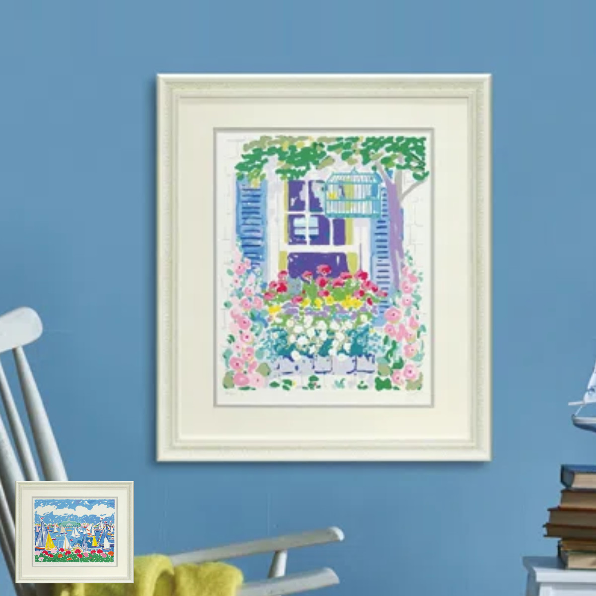 アートパネル ジョン ボッチ 74.5×64.5cm （ 絵画 絵 アート インテリア 額入り 壁掛け おしゃれ 花 ）