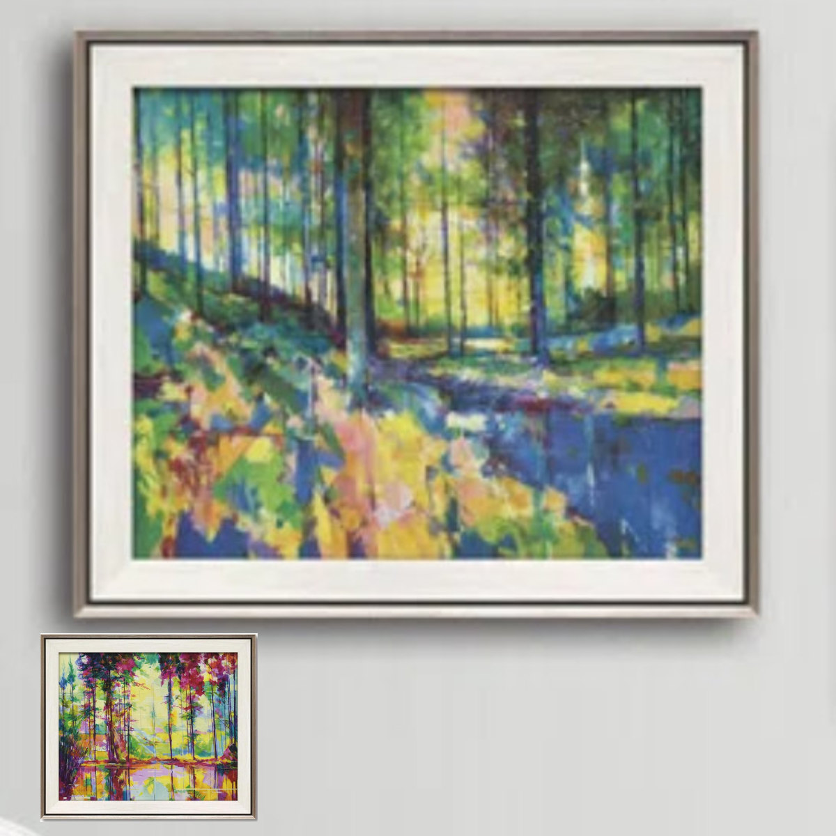 アートパネル ダグ イートン 70.5×60.5cm （ 絵画 絵 アート インテリア 額入り 壁掛け おしゃれ ゲル加工 風景画 ）
