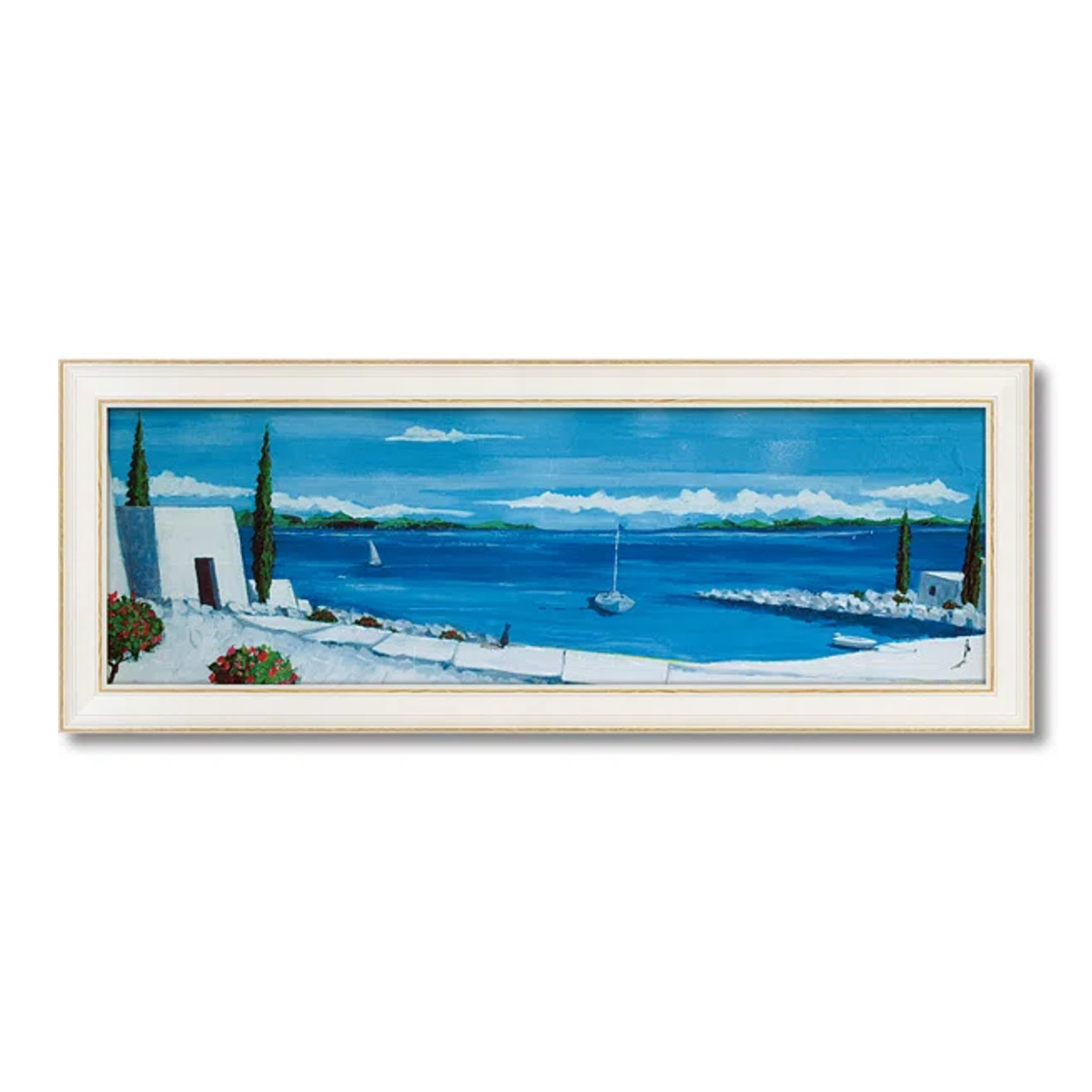 ジュリア ホーキンス「エーゲ海の夏1」 （ 絵画 絵 アート インテリア