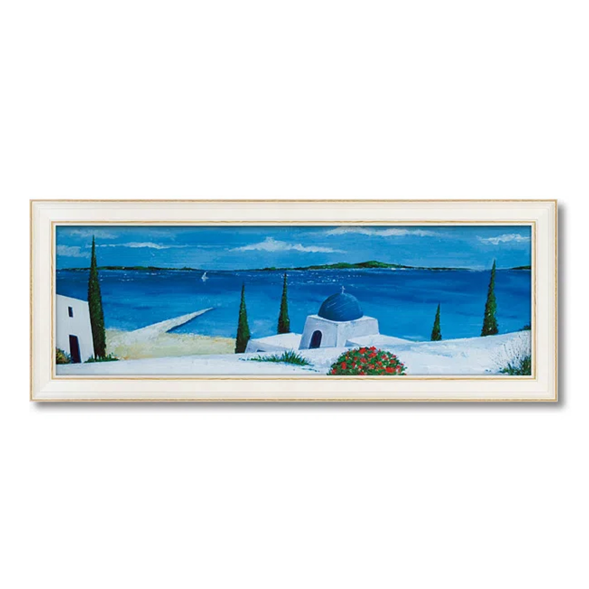 ジュリア ホーキンス「エーゲ海の夏1」 （ 絵画 絵 アート インテリア