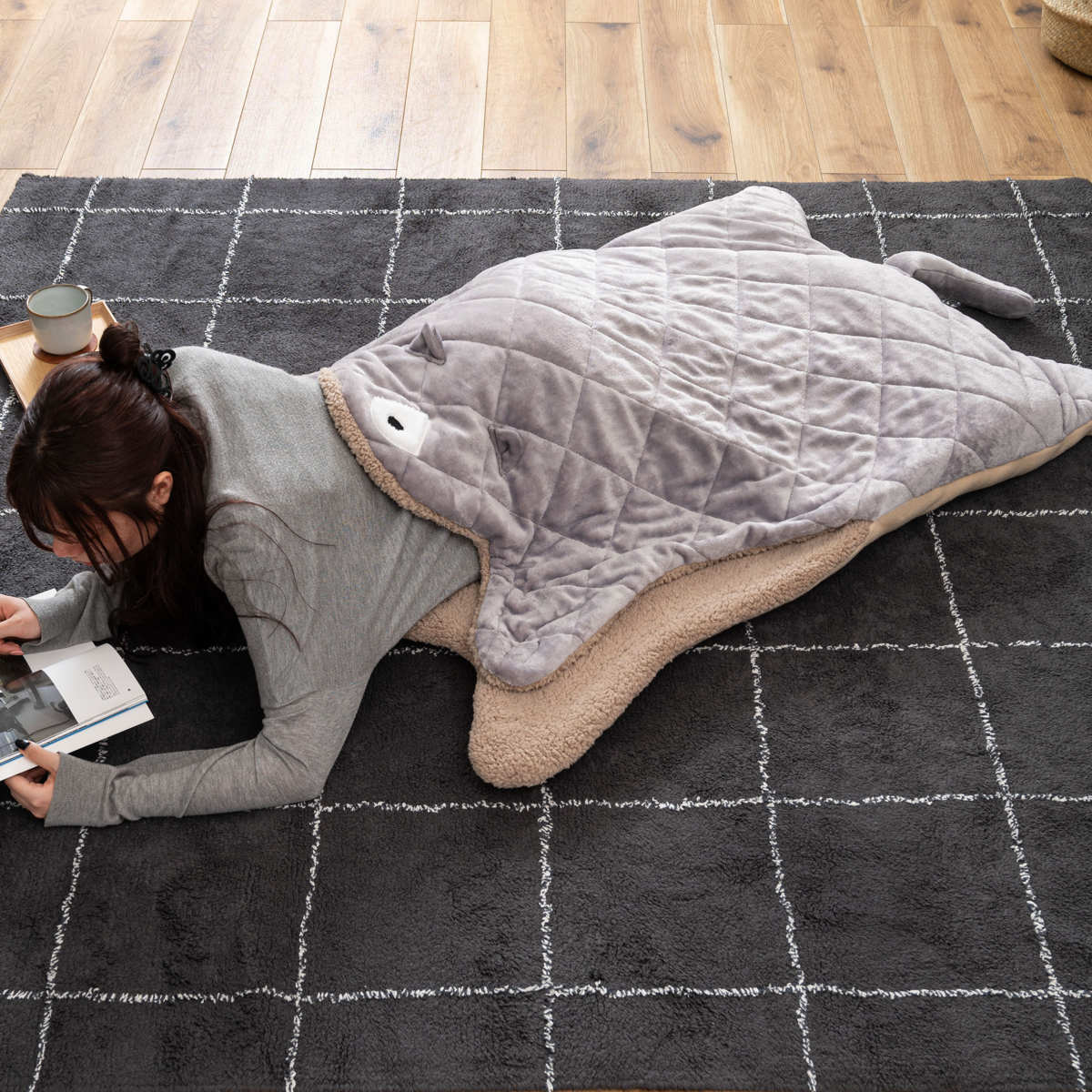 東谷 サンドクッション アニマル ボア生地 ブランケット （ クッション