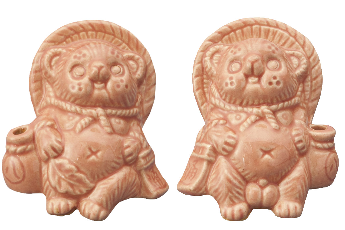 置物 Tanutanu 信楽焼 たぬき （ オブジェ インテリア 縁起物 日本製