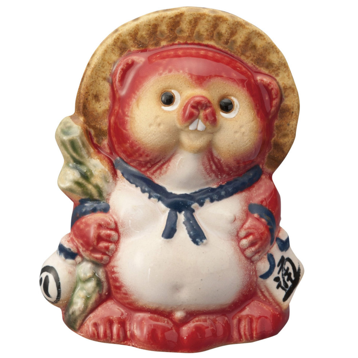 値下！【現状品】狸　たぬき　置物 信楽焼】 開運狸 8号 置物 タヌキ (9012-06) - 滋賀県甲賀市｜ふるさと