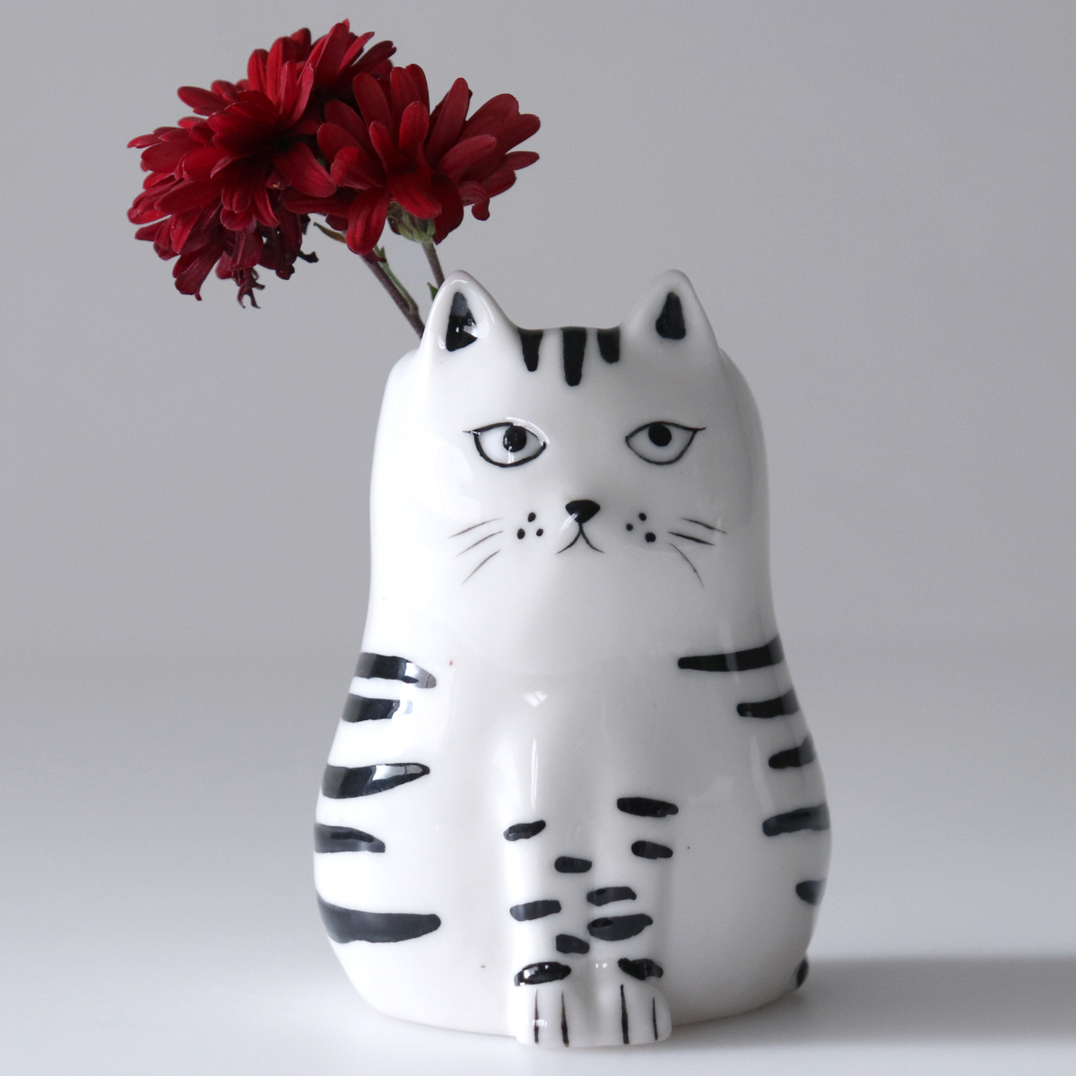 creer（クレエ） 花瓶 シナリー モチーフフラワーベース ネコ