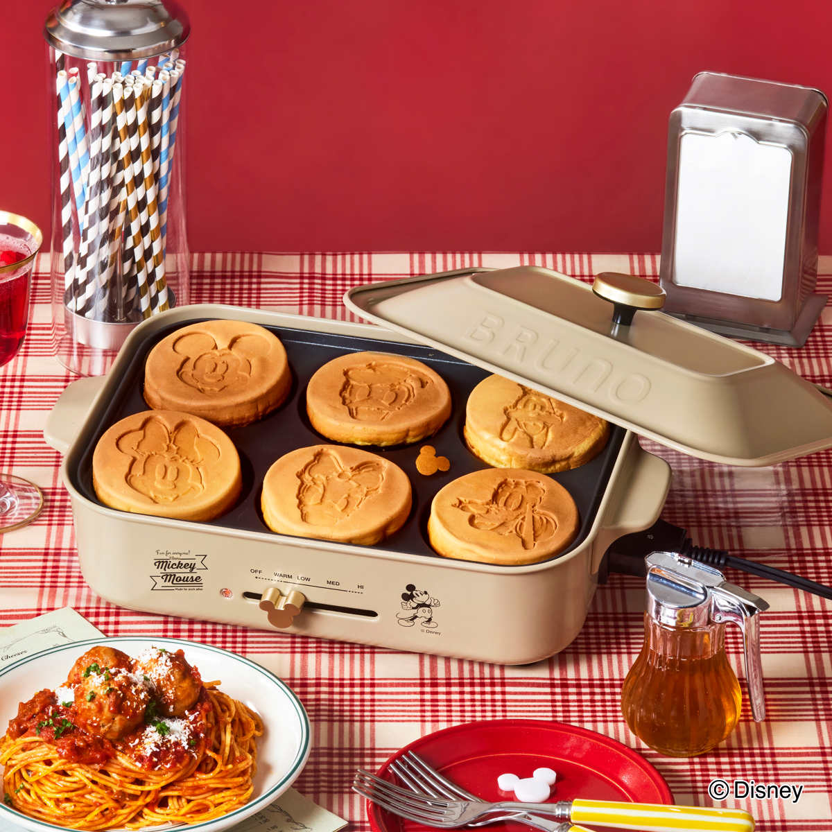 BRUNO（ブルーノ） コンパクトホットプレート DISNEY たこ焼きプレート
