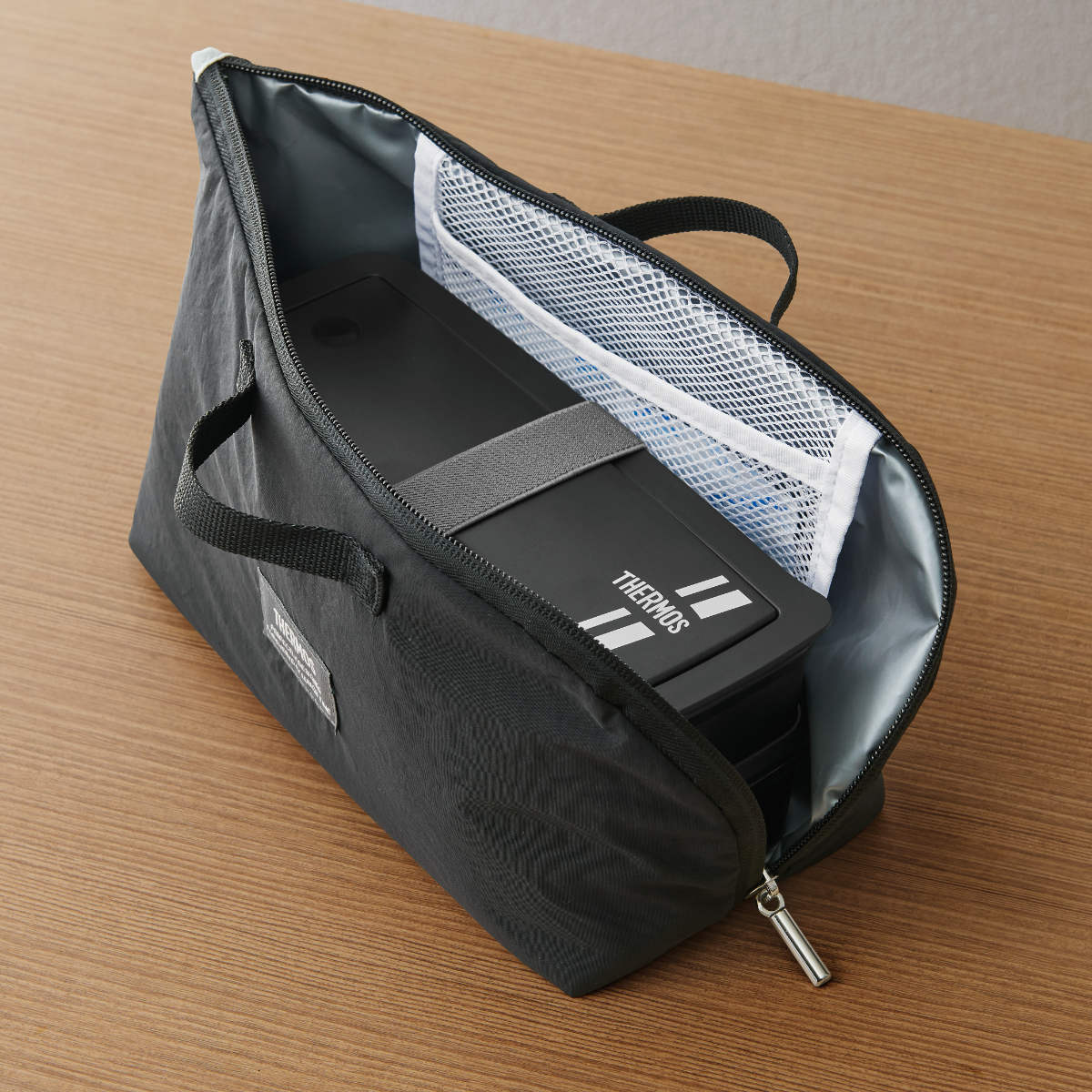 �T�[���X �����`�o�b�O �ۗ⃉���`�P�[�X 2L �i THERMOS �ۗ� ���ٓ��� �ٓ��� �� �o�b�O �g�[�g ���΂� �t�@�X�i�[�t�� �j