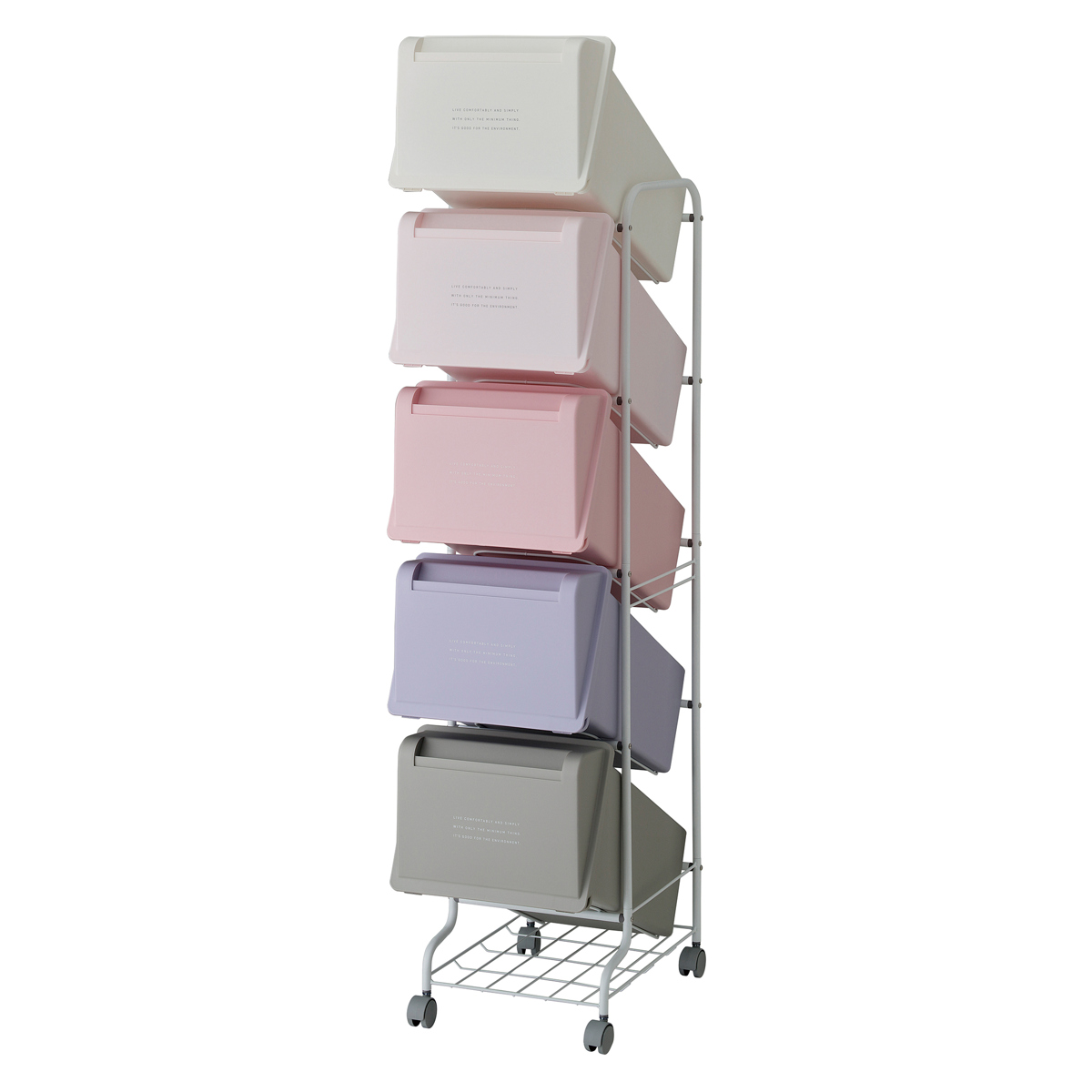 J3387　【リユースのサカイ柏店】　コンテナスタイル　5段ダストBOX　収納　CS-100　参考価格：23,800円 楽天市場】コンテナスタイル CS-100 cs ゴミ箱 ごみ箱 ダストボックス