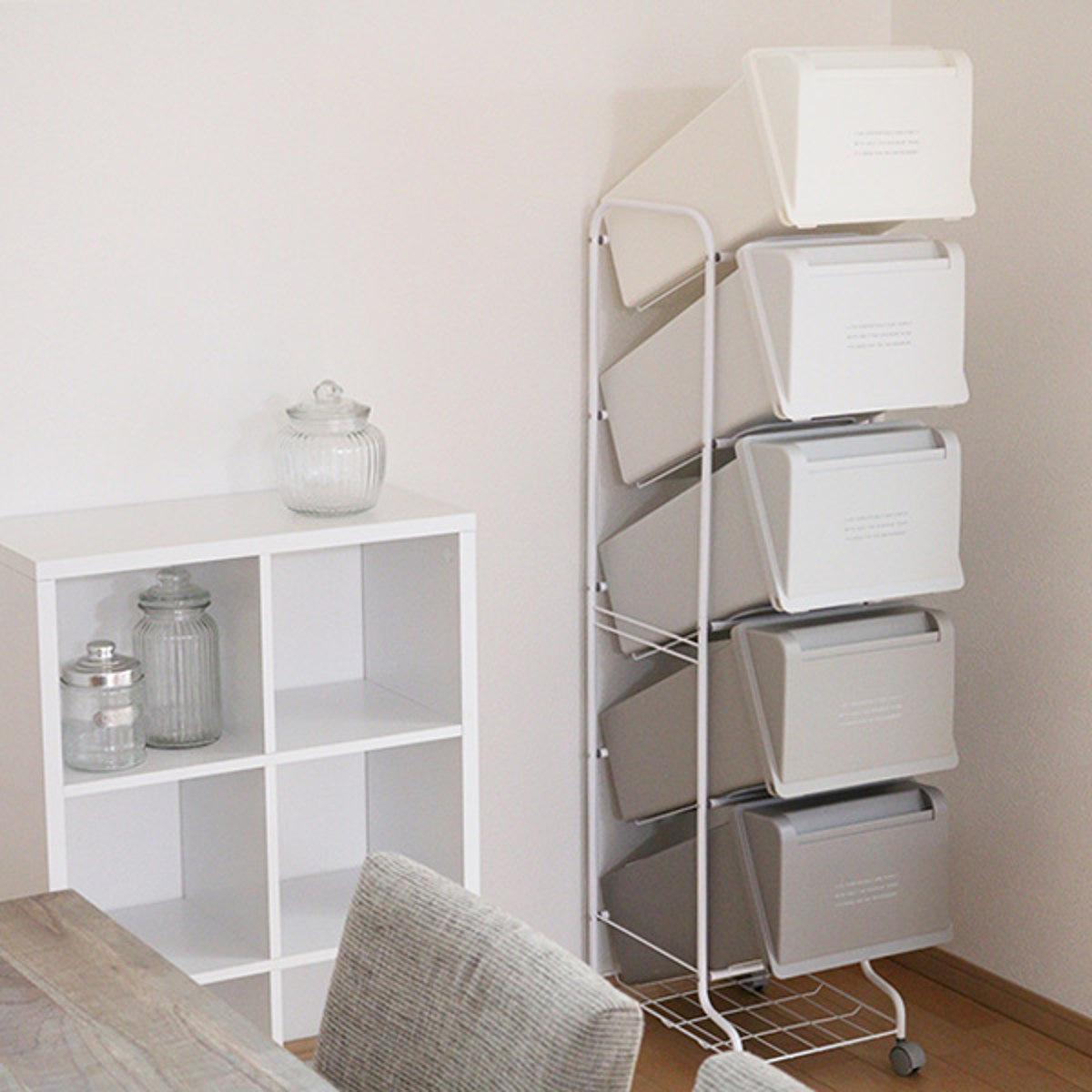 ゴミ箱 分別 5段 100L コンテナスタイル （ ごみ箱 分別ごみ箱