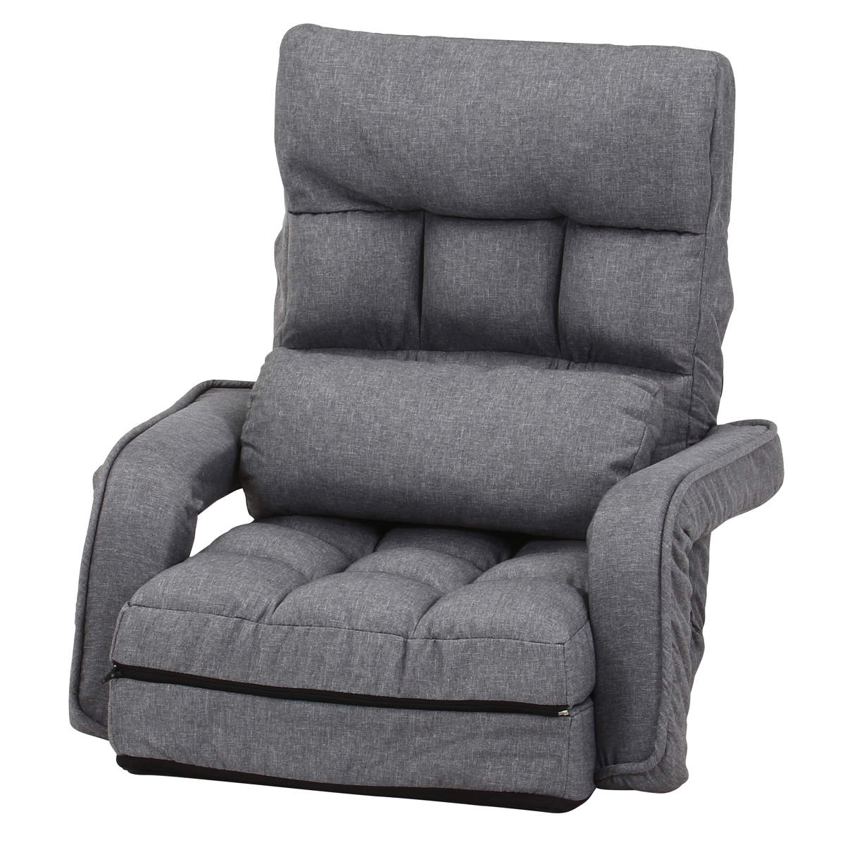 不二貿易（Fuji Boeki） 座椅子 コンパクト 折りたたみ 4way （ フロア