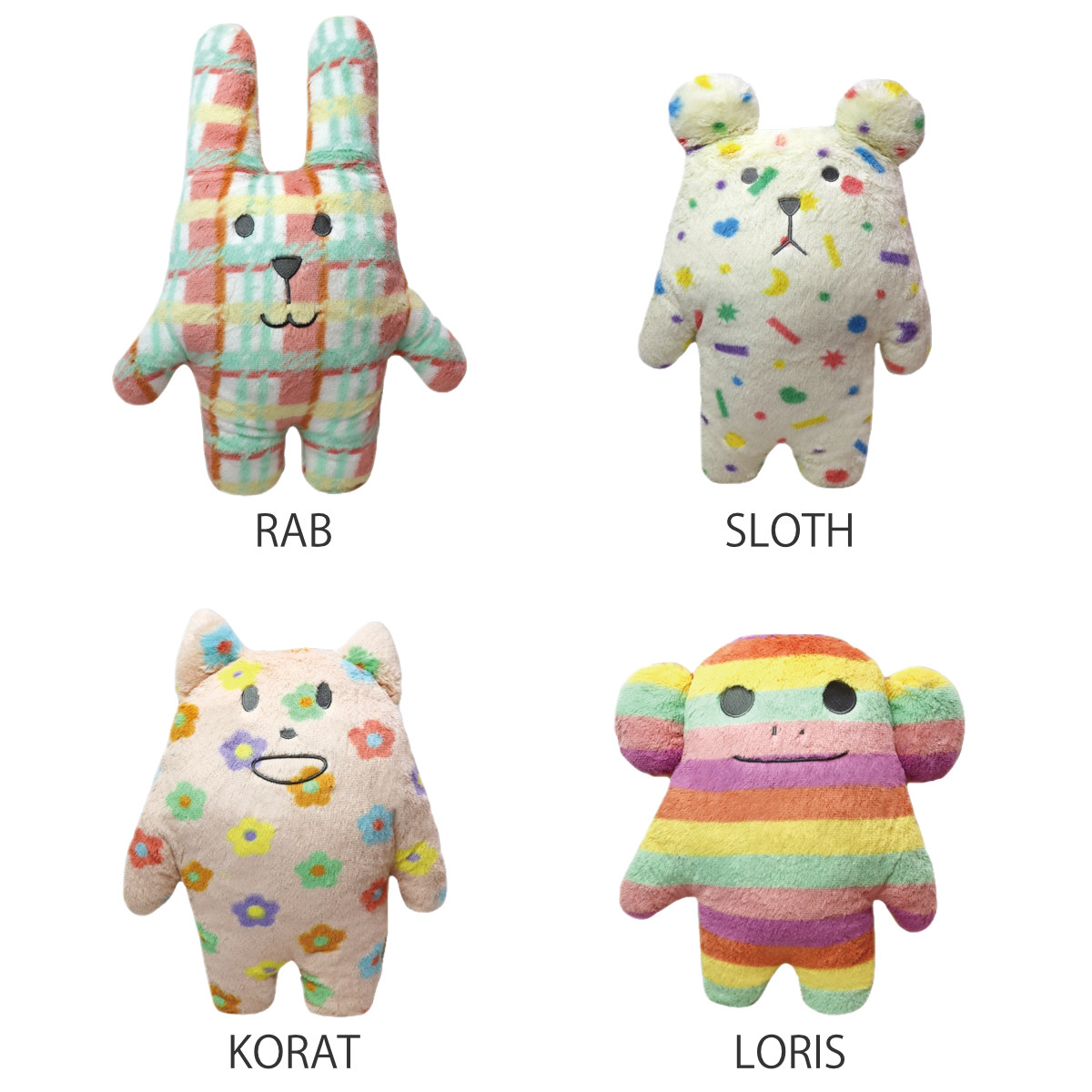 CRAFTHOLIC kodomoピロー LEALEA CRAFT （ クラフトホリック ぬいぐるみ 枕 まくら 無地 チェック ボーダー 花柄 ） | ブランド登録なし | 05