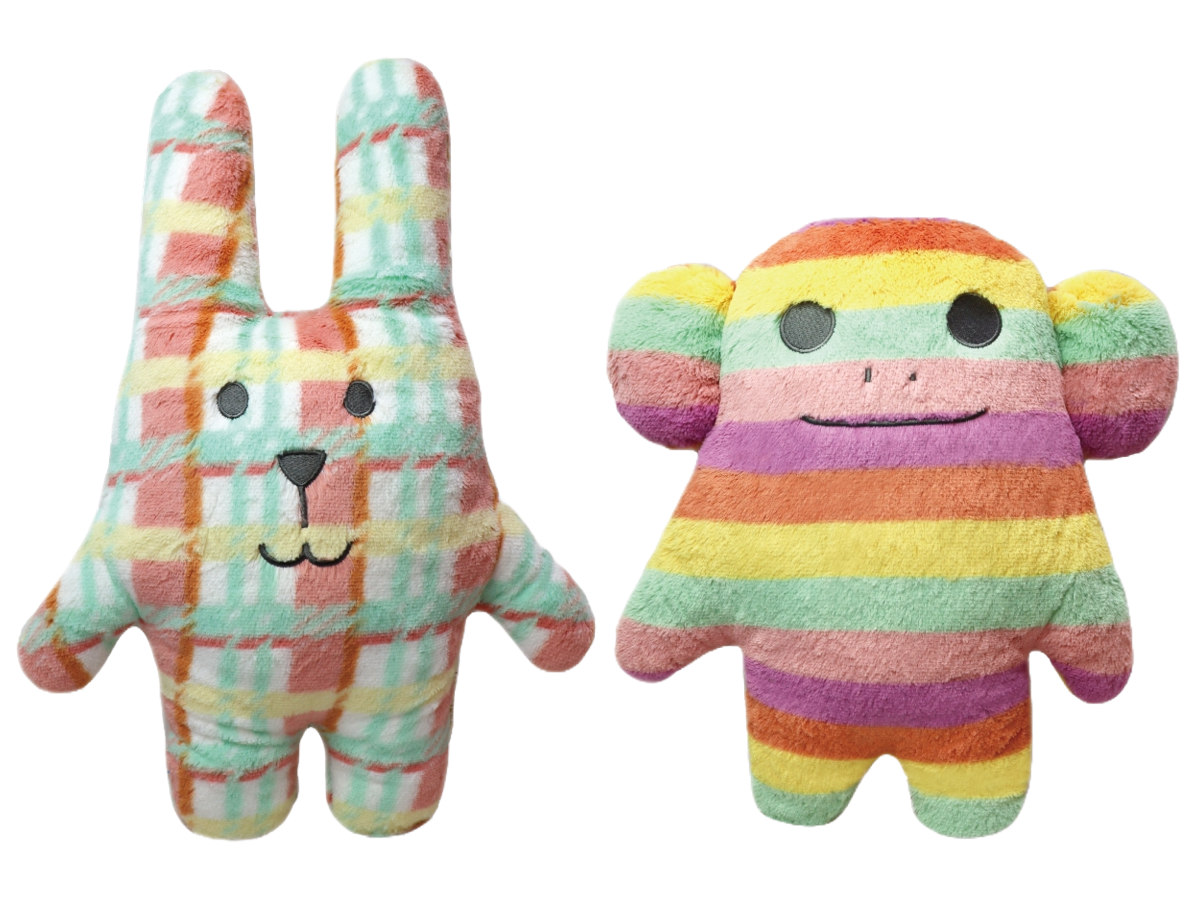 CRAFTHOLIC kodomoピロー LEALEA CRAFT （ クラフトホリック ぬいぐるみ 枕 まくら 無地 チェック ボーダー 花柄 ） | ブランド登録なし | 07