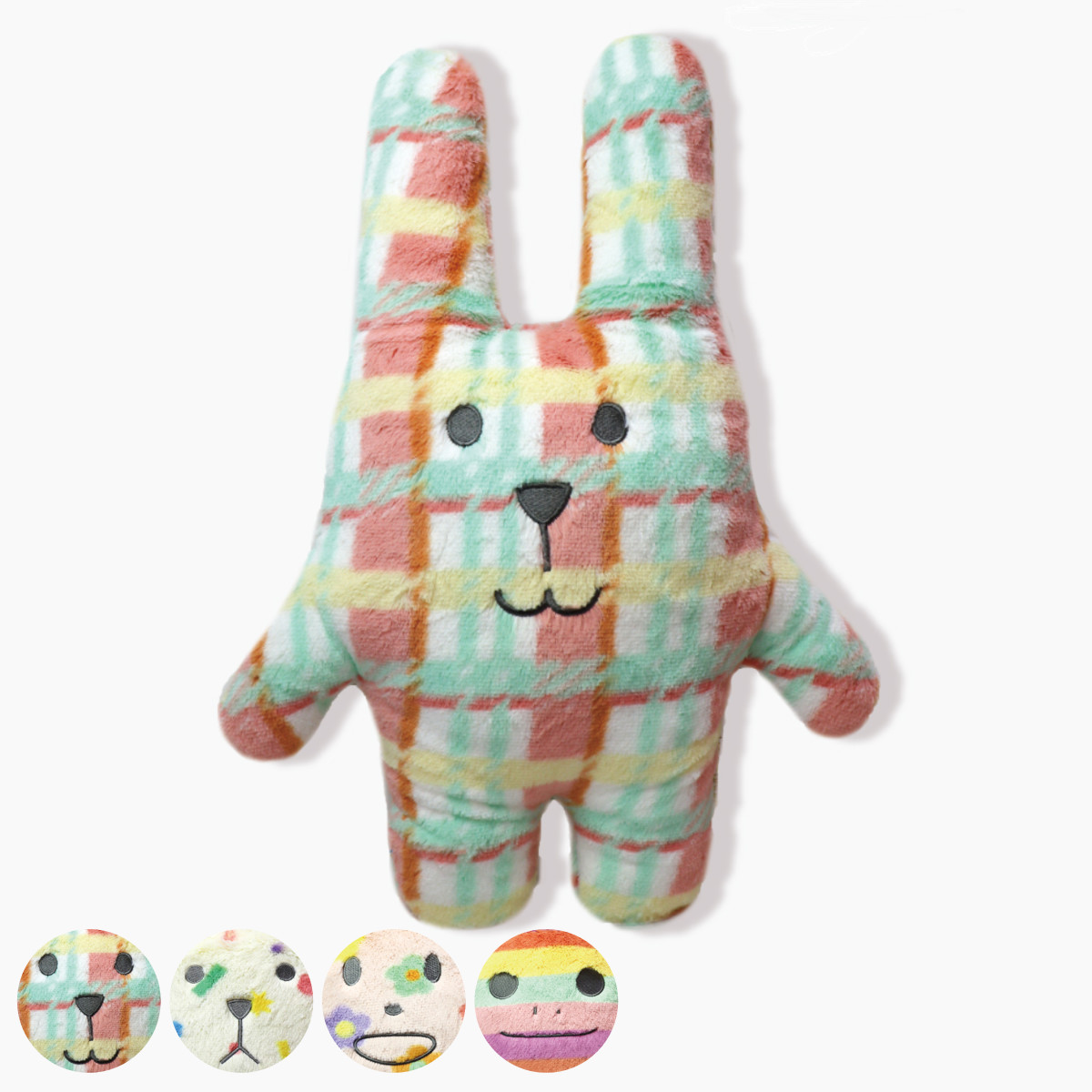 CRAFTHOLIC kodomoピロー LEALEA CRAFT （ クラフトホリック ぬいぐるみ 枕 まくら 無地 チェック ボーダー 花柄 ） | ブランド登録なし