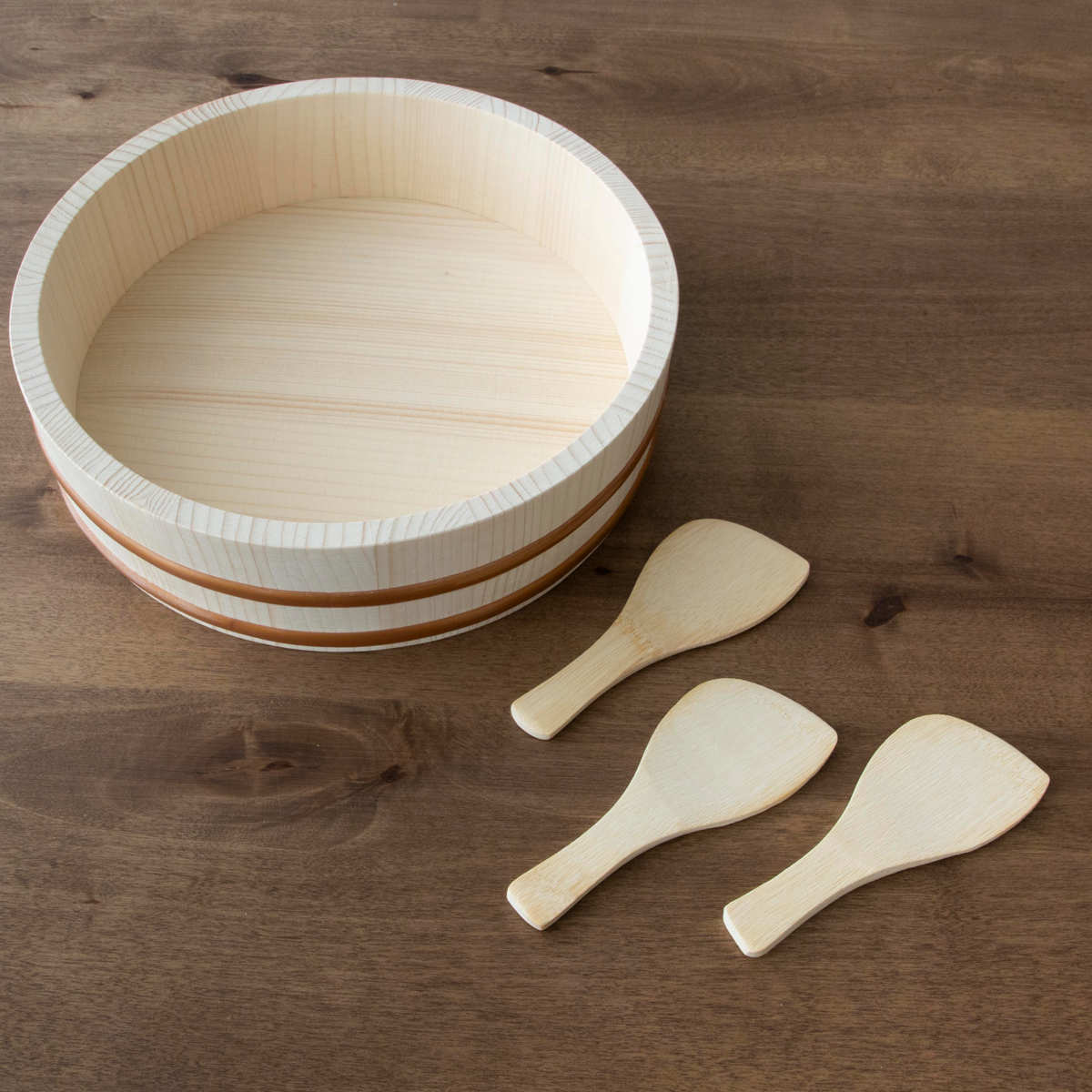 パール金属 寿司桶 27cm おウチで楽しい 手巻き寿司桶 4点セット