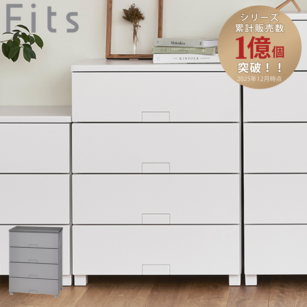 Fits チェスト フィッツチェスト フルフラット 6504 幅65×奥行41×高さ