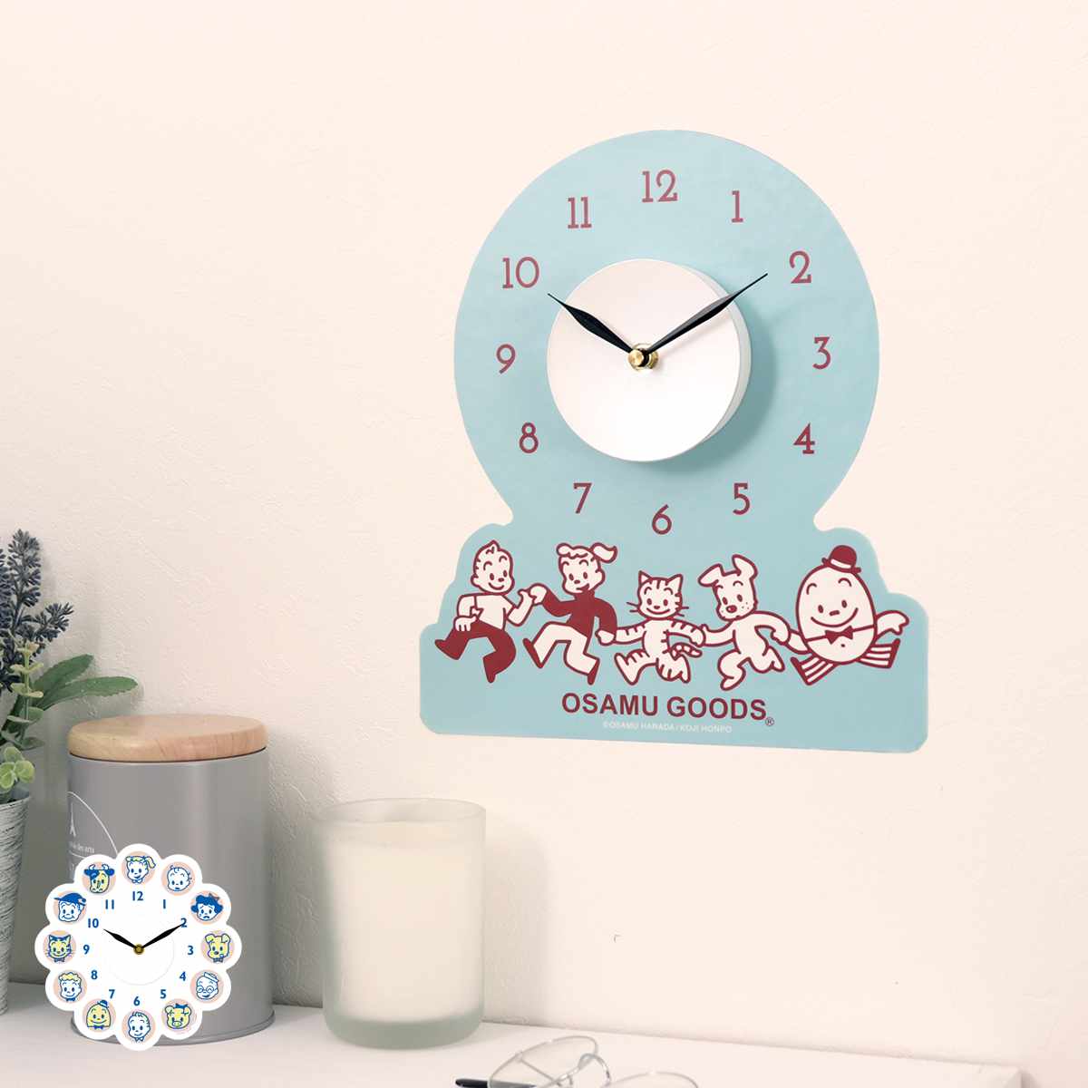 �|�����v OSAMU GOODS �E�H�[���N���b�N�X�e�b�J�[ �\��t�� �i �E�H�[���N���b�N �I�T���O�b�Y ���v �X�e�b�J�[ �A�i���O �V�[�� �\���Ĕ������� �j