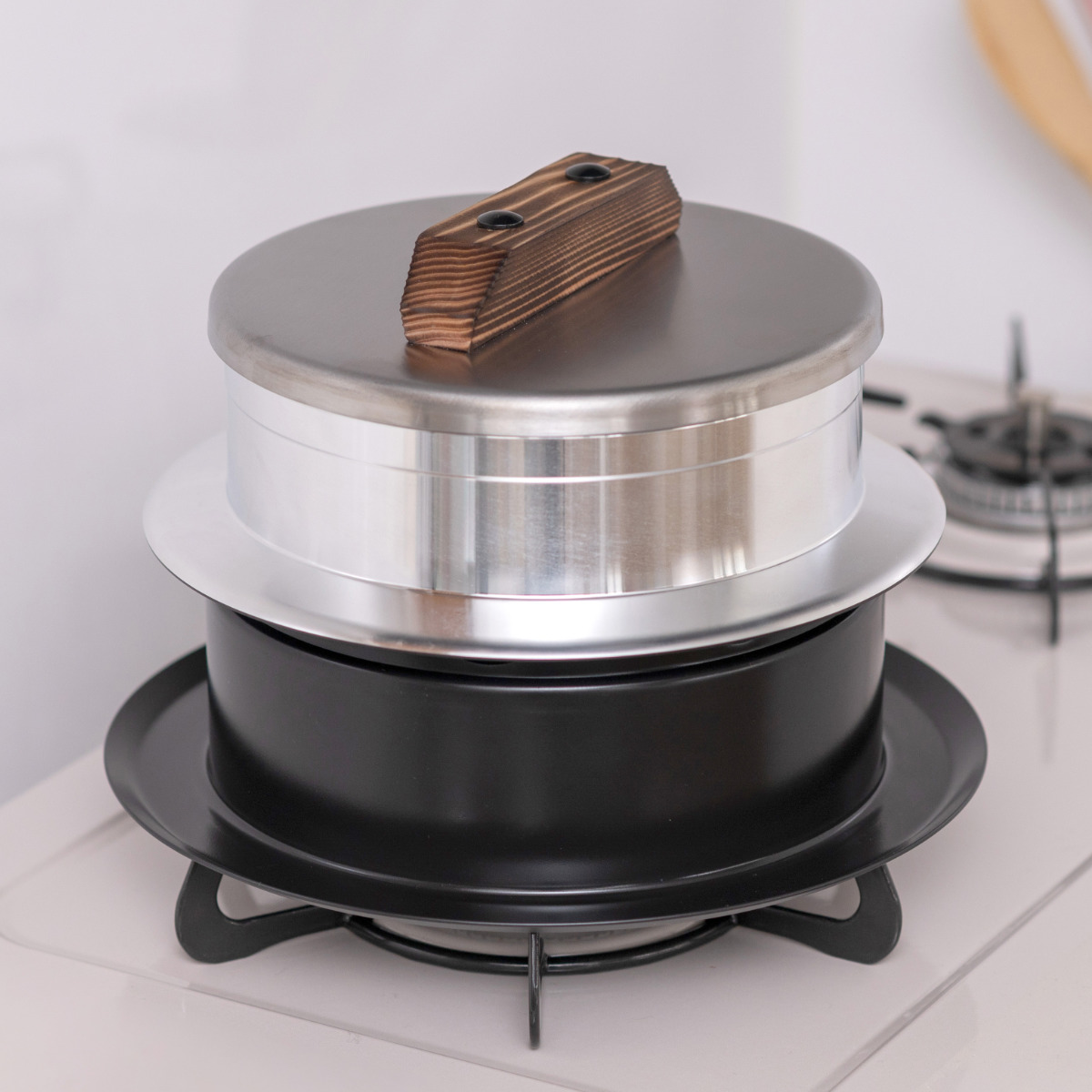 ウルシヤマ金属工業 炊飯鍋 5合炊き ガス火専用 謹製 釜炊き三昧 極